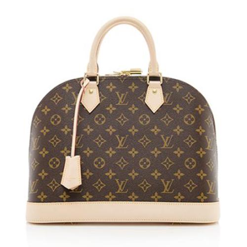 Louis Vuitton, Bags, Louis Vuitton Alma Handbag With Bonus Lv Lipstick  Case Plus Scarf And Pom Pom