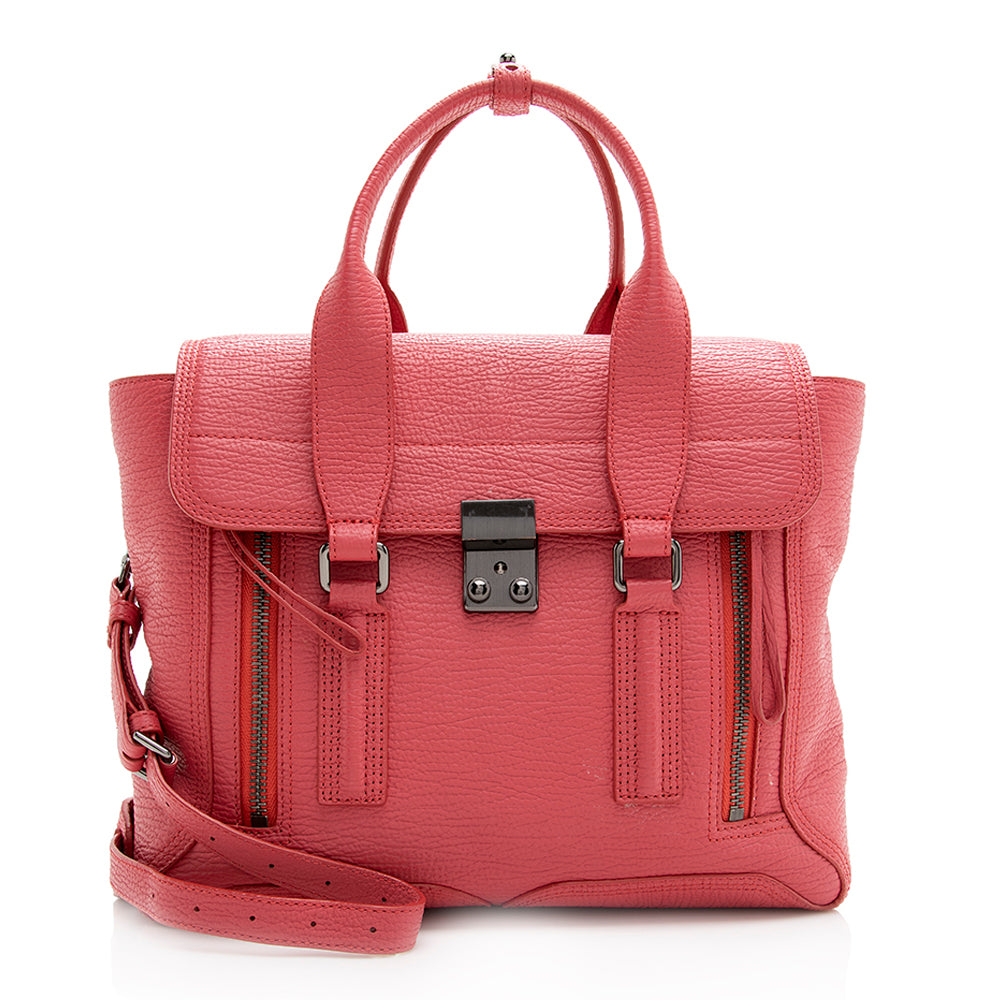 3.1 Phillip Lim Leather Pashli Medium Satchel (SHF-20895)