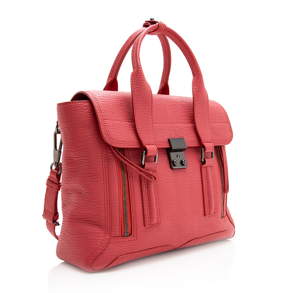 3.1 Phillip Lim Leather Pashli Medium Satchel (SHF-20895)