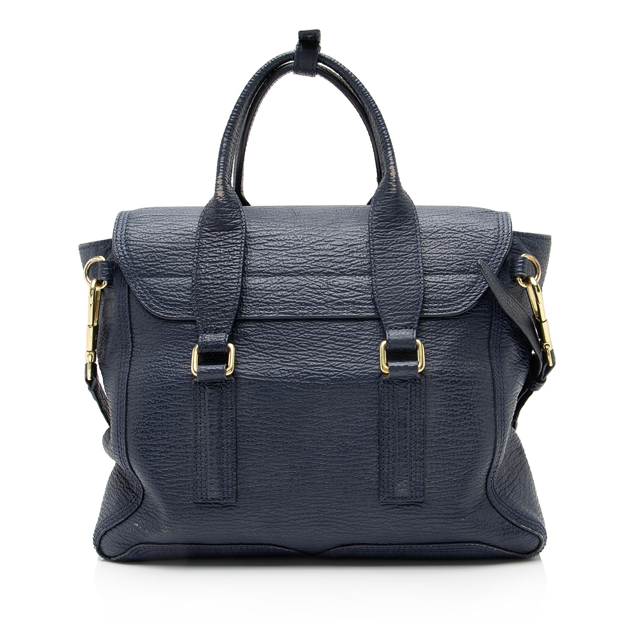 3.1 Phillip Lim Leather Pashli Medium Satchel (SHF-23518)