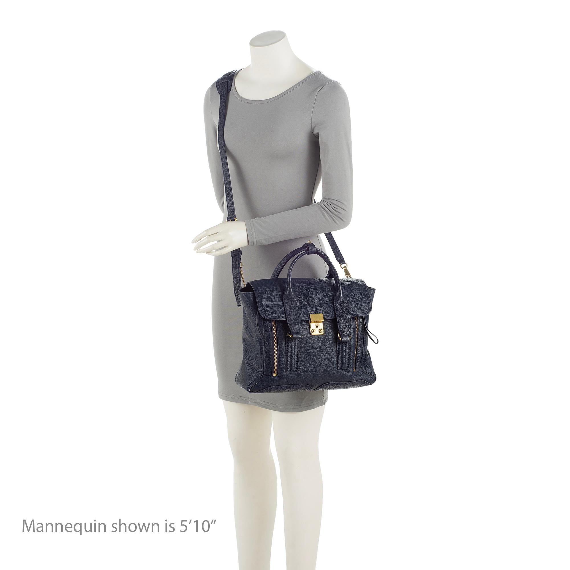 3.1 Phillip Lim Leather Pashli Medium Satchel (SHF-23518)