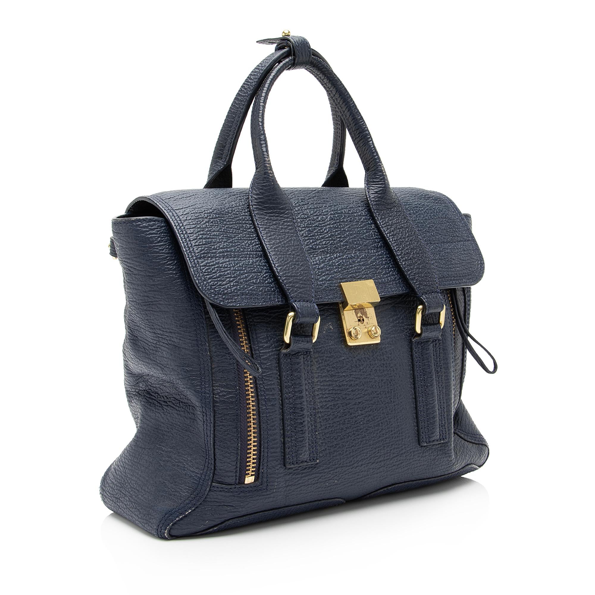 3.1 Phillip Lim Leather Pashli Medium Satchel (SHF-23518)