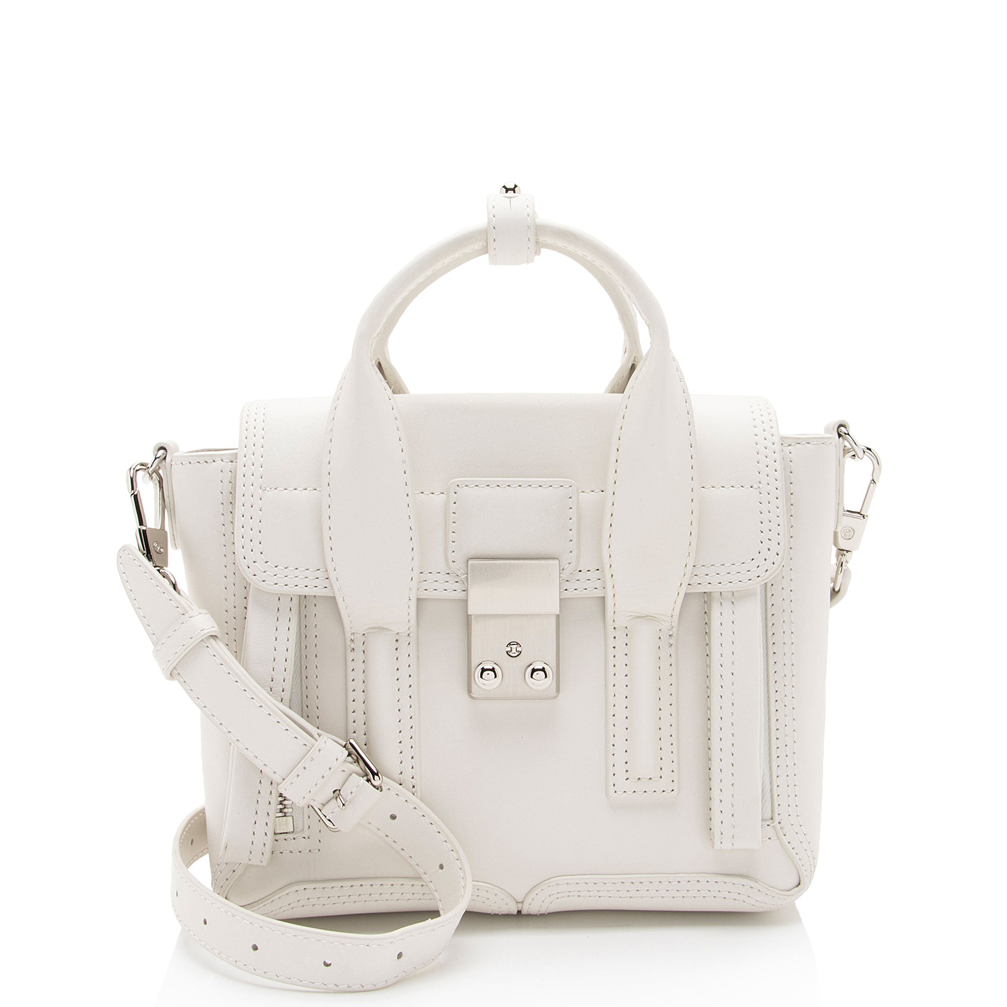 3.1 Phillip Lim Leather Pashli Mini Satchel (SHF-77CTky)