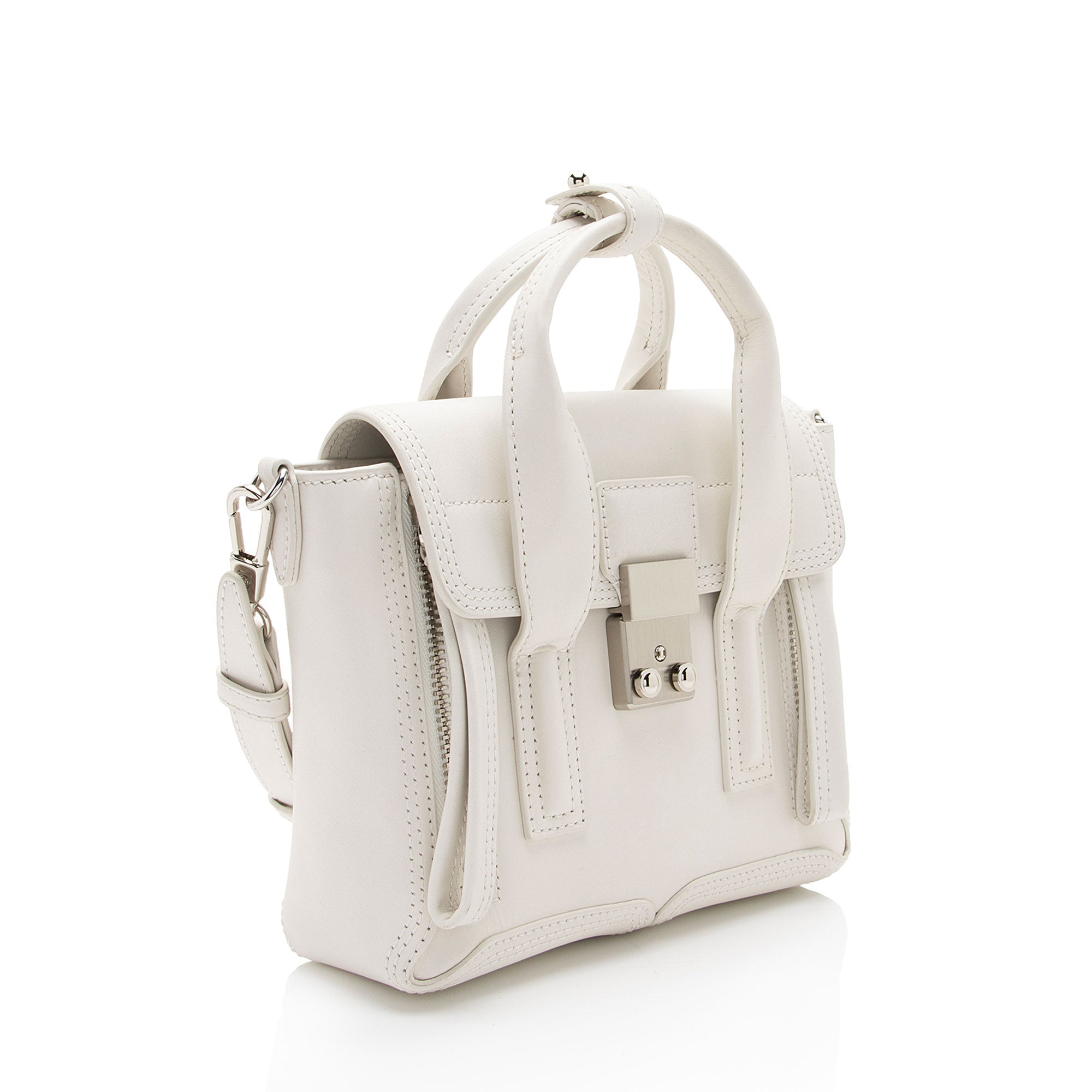 3.1 Phillip Lim Leather Pashli Mini Satchel (SHF-77CTky)