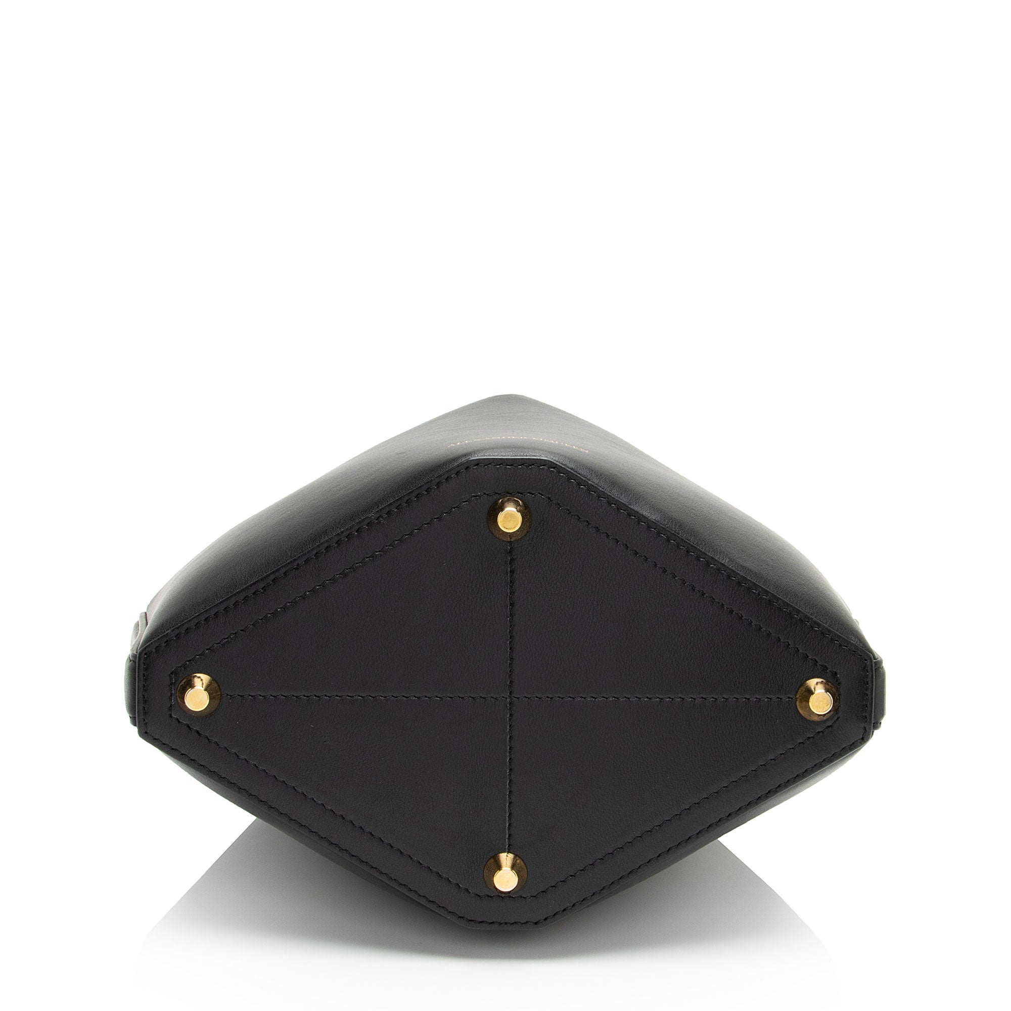 Alexander McQueen Leather Chain Bucket Bag