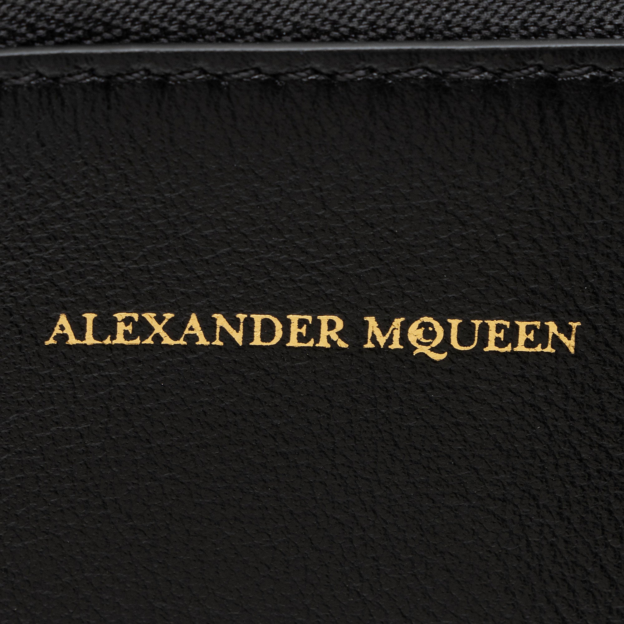 Alexander McQueen Leather Chain Bucket Bag