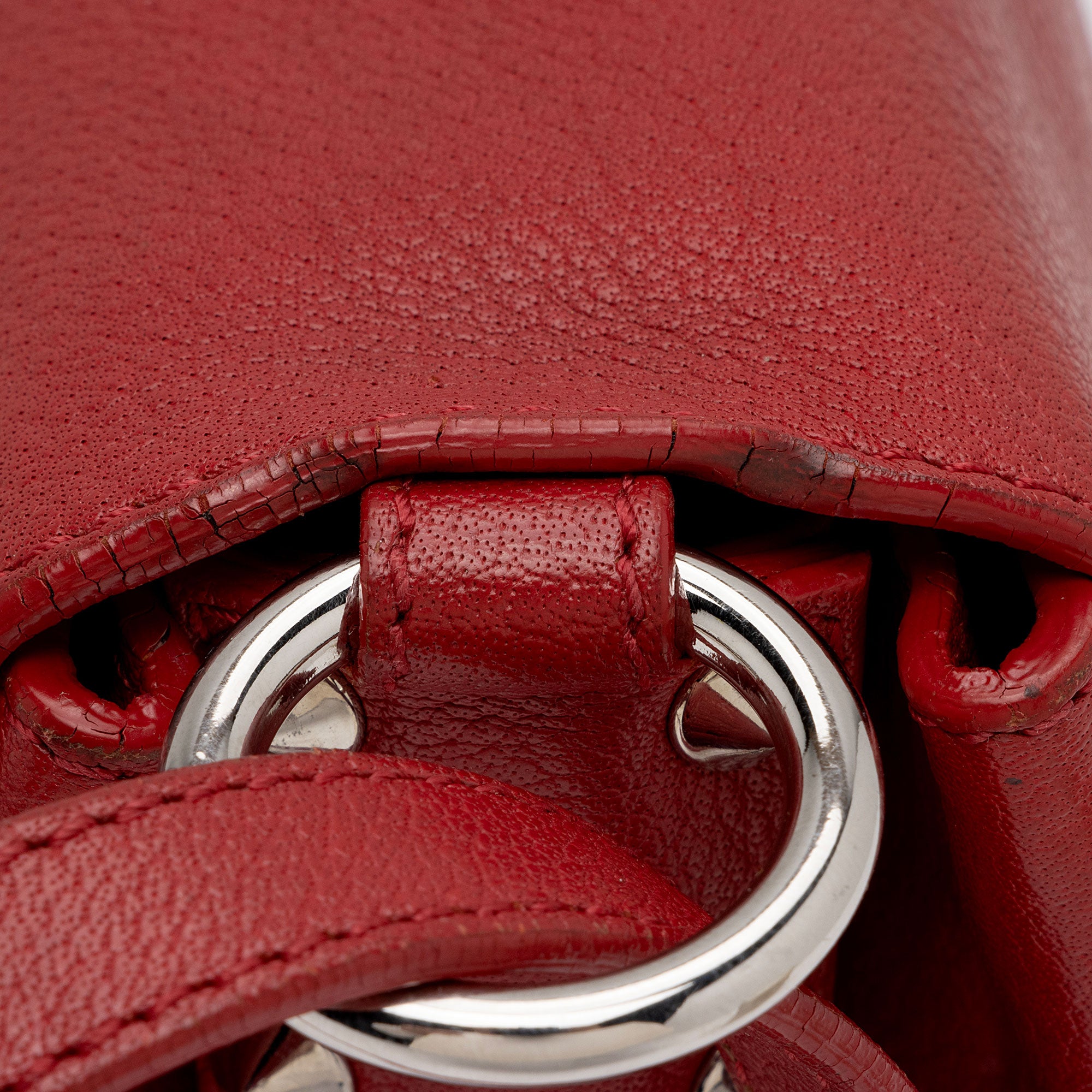 Alexander McQueen Leather Crystal Twin Skull Flap Shoulder Bag (SHF-uXSFgg)