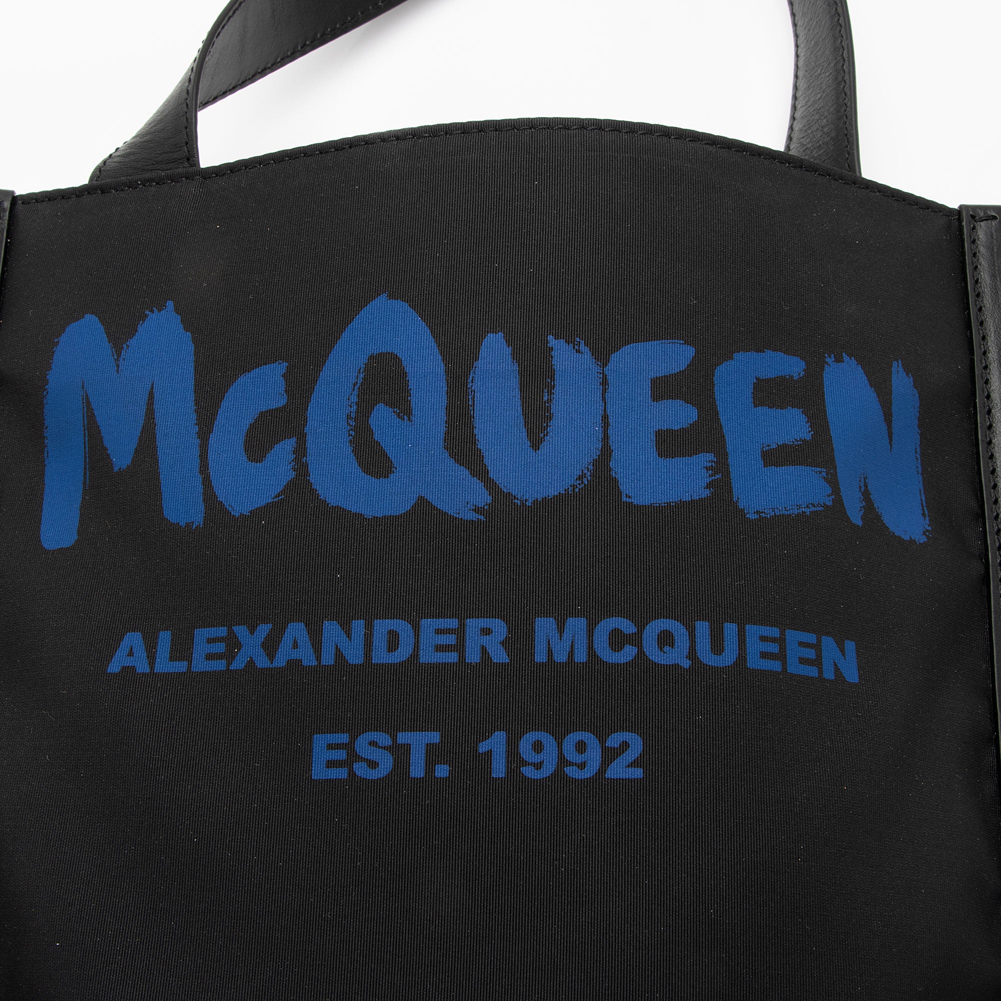 Alexander McQueen Nylon Graffiti Edge Mini Crossbody