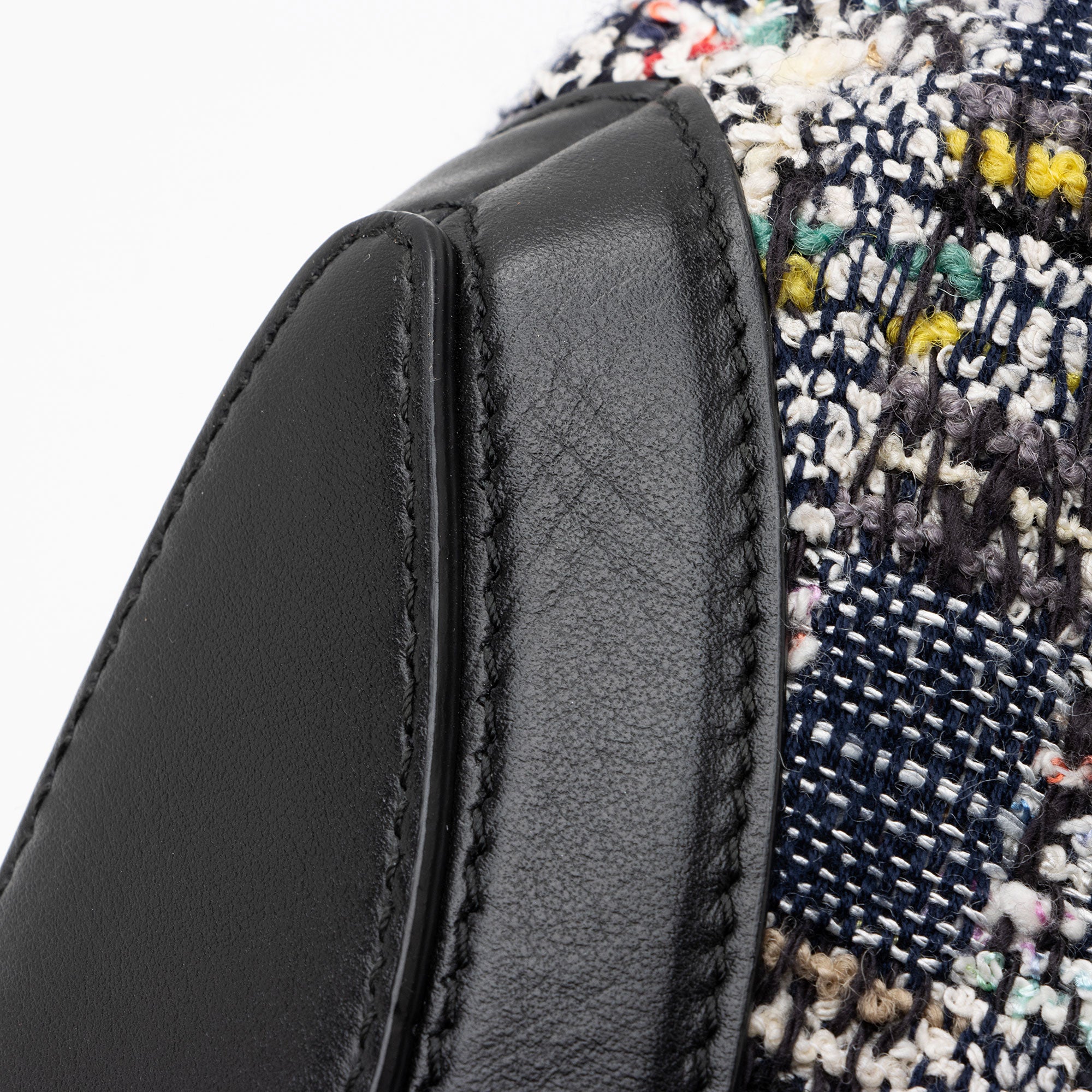Alexander McQueen Tweed Calfskin Manta Clutch (SHF-hYe4Lv)