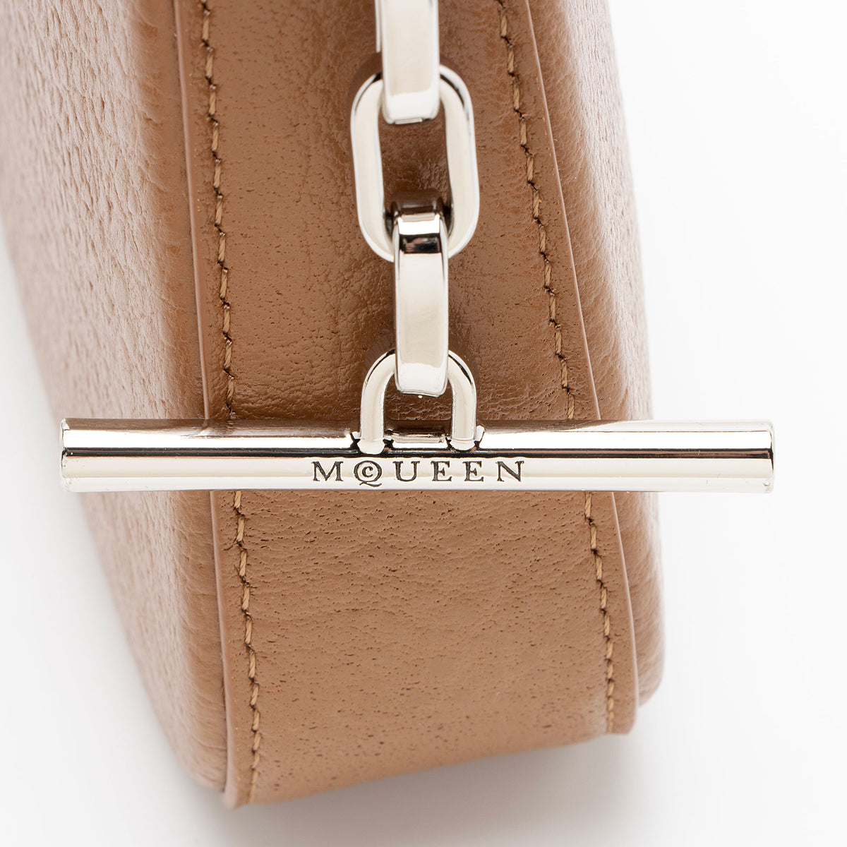 Alexander Mcqueen Leather T-Bar Mini Shoulder Bag