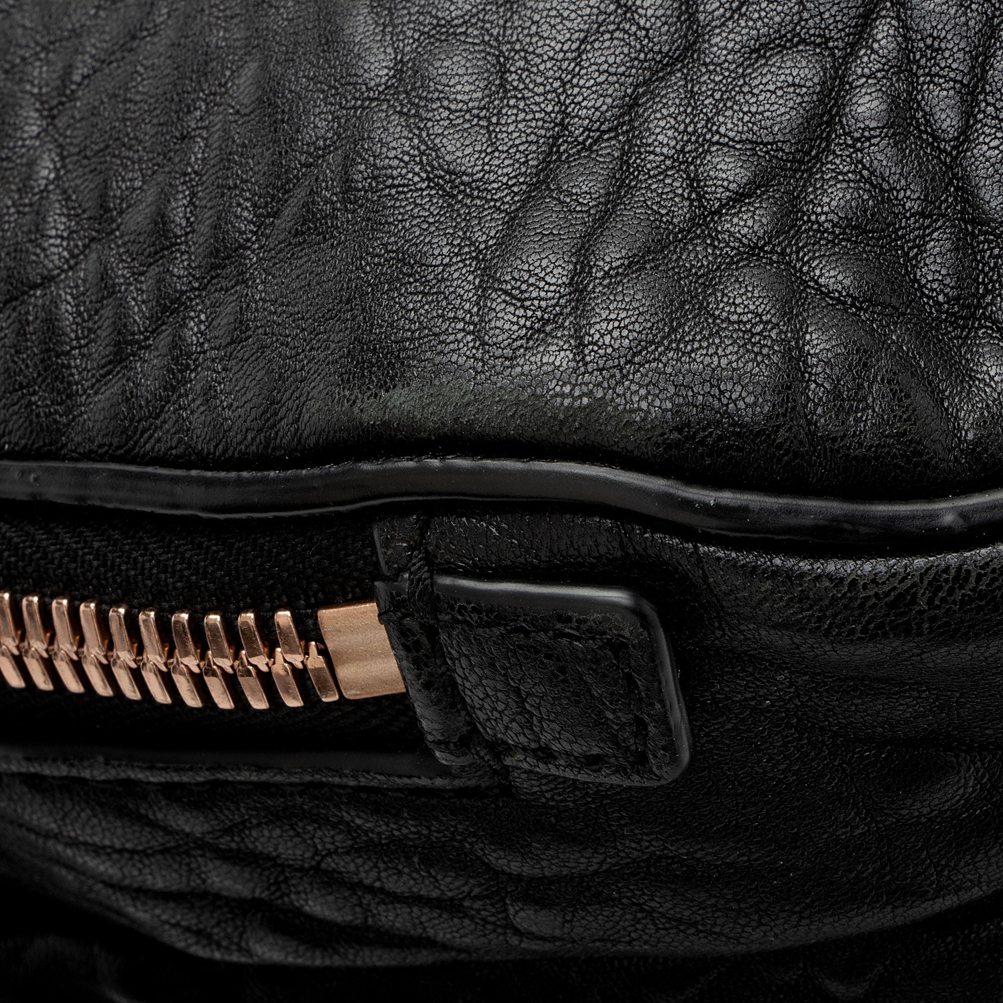 Alexander Wang Leather Rose Gold Rockie Small Satchel (SHF-lUToFx)