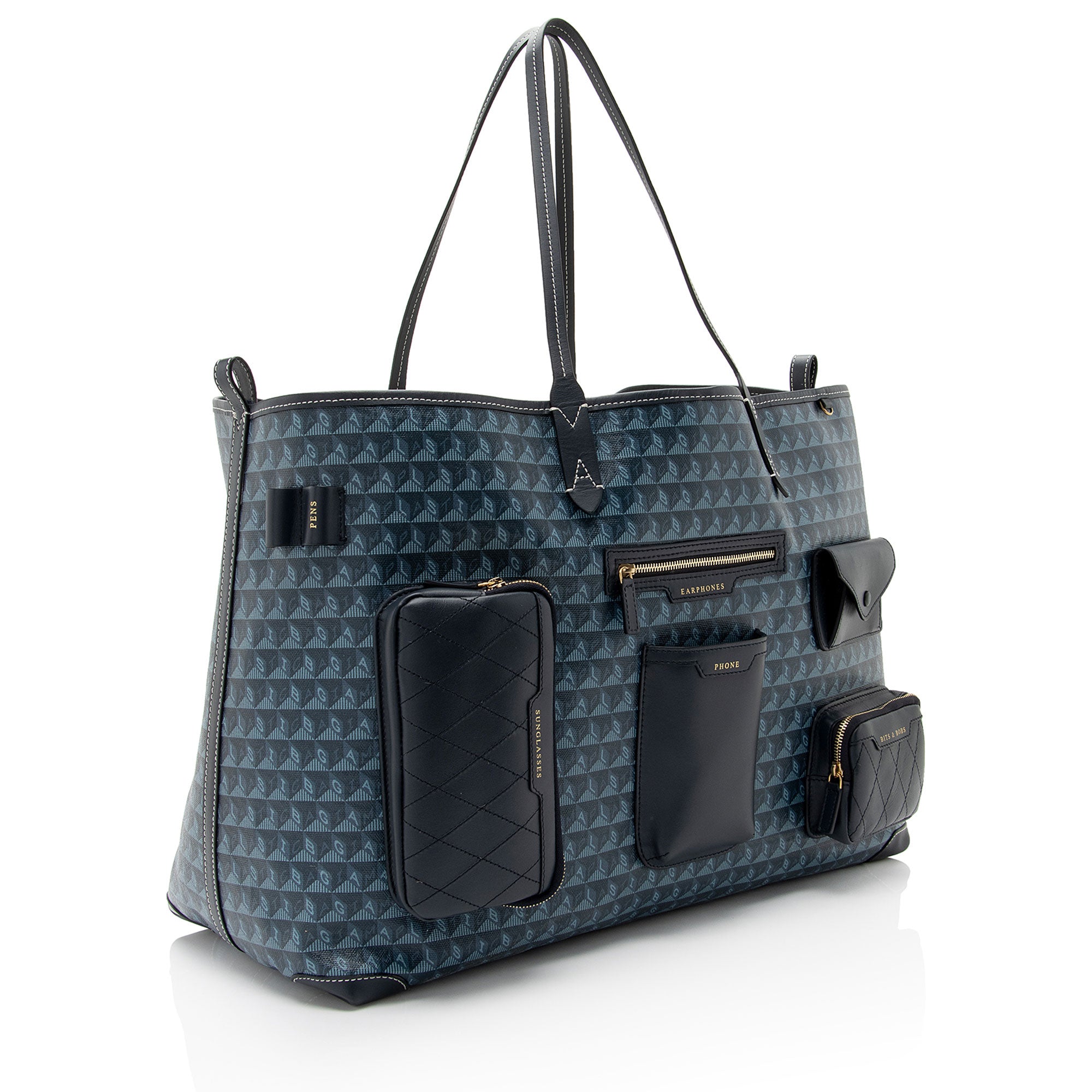 Anya Hindmarch E-Canvas Multi Pocket XL Tote (SHF-52uRAz)
