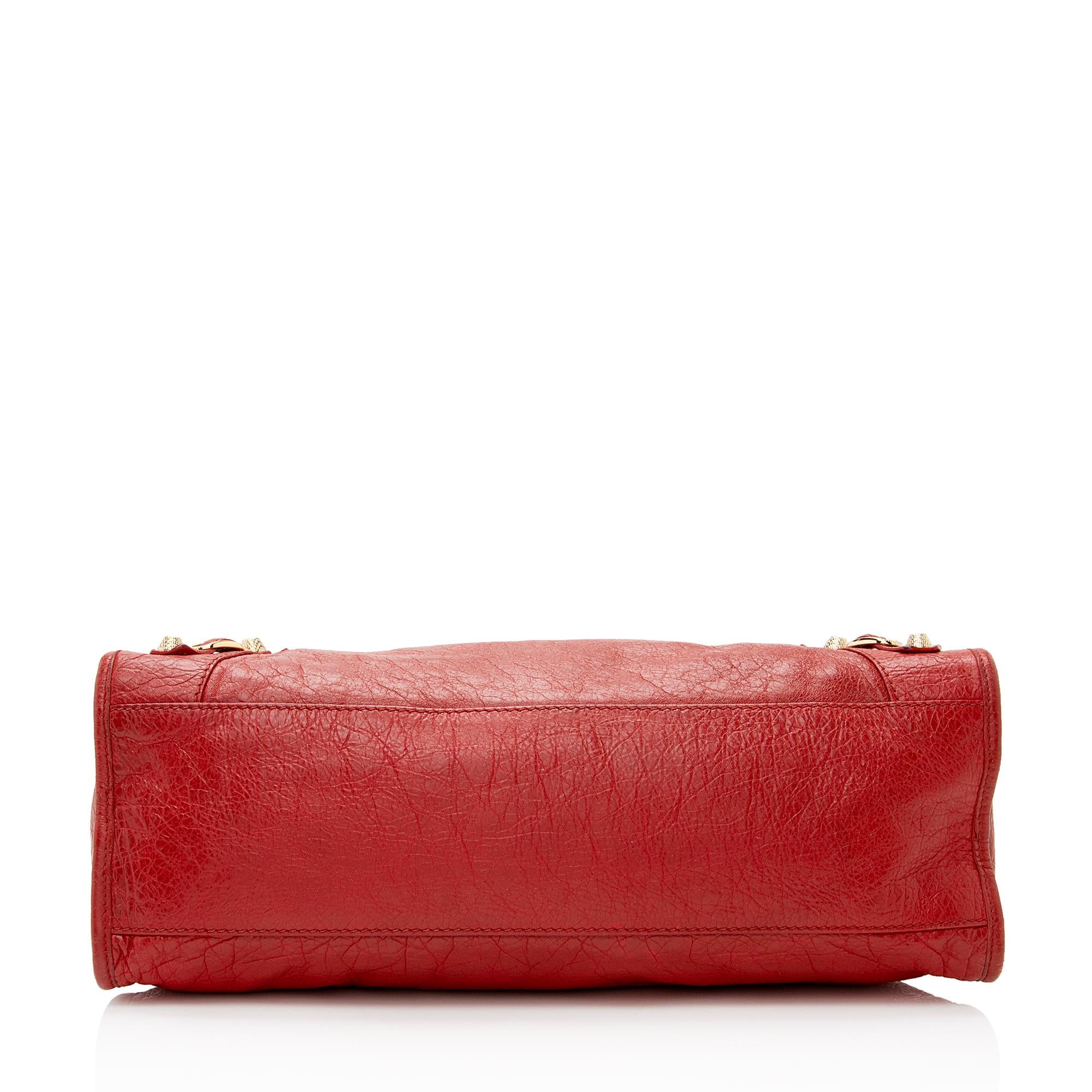 Balenciaga Agneau Giant 12 City Satchel (SHF-22658)