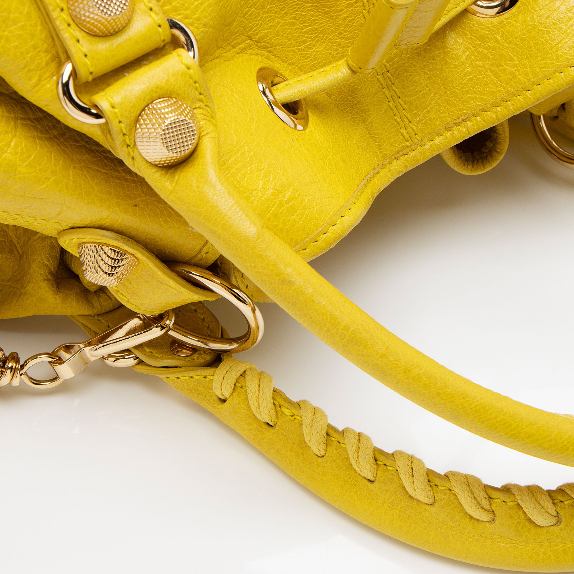 Balenciaga Agneau Giant 12 Pompon Satchel