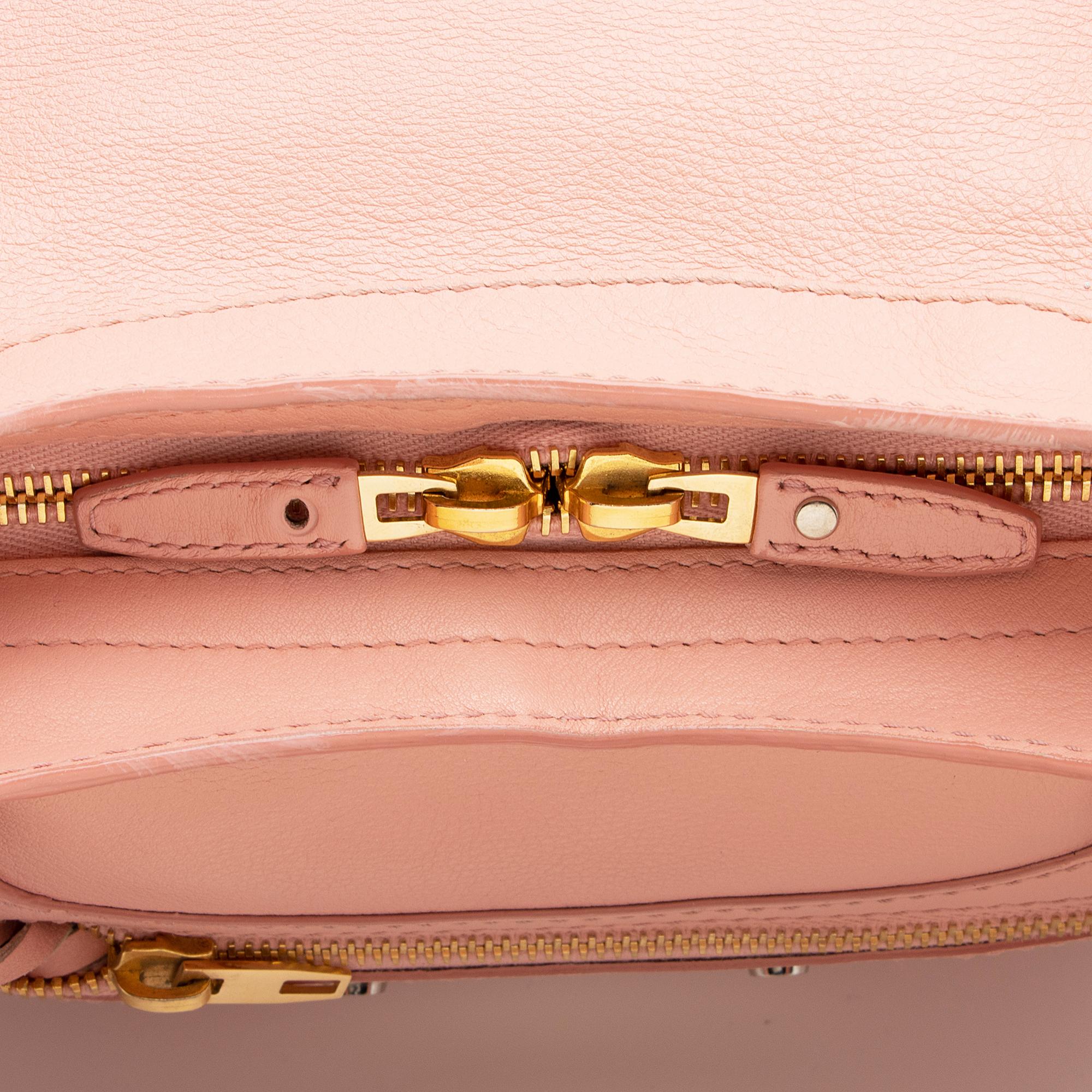 Balenciaga Agneau Metal Plate Classic City Satchel (SHF-B6AuKw)