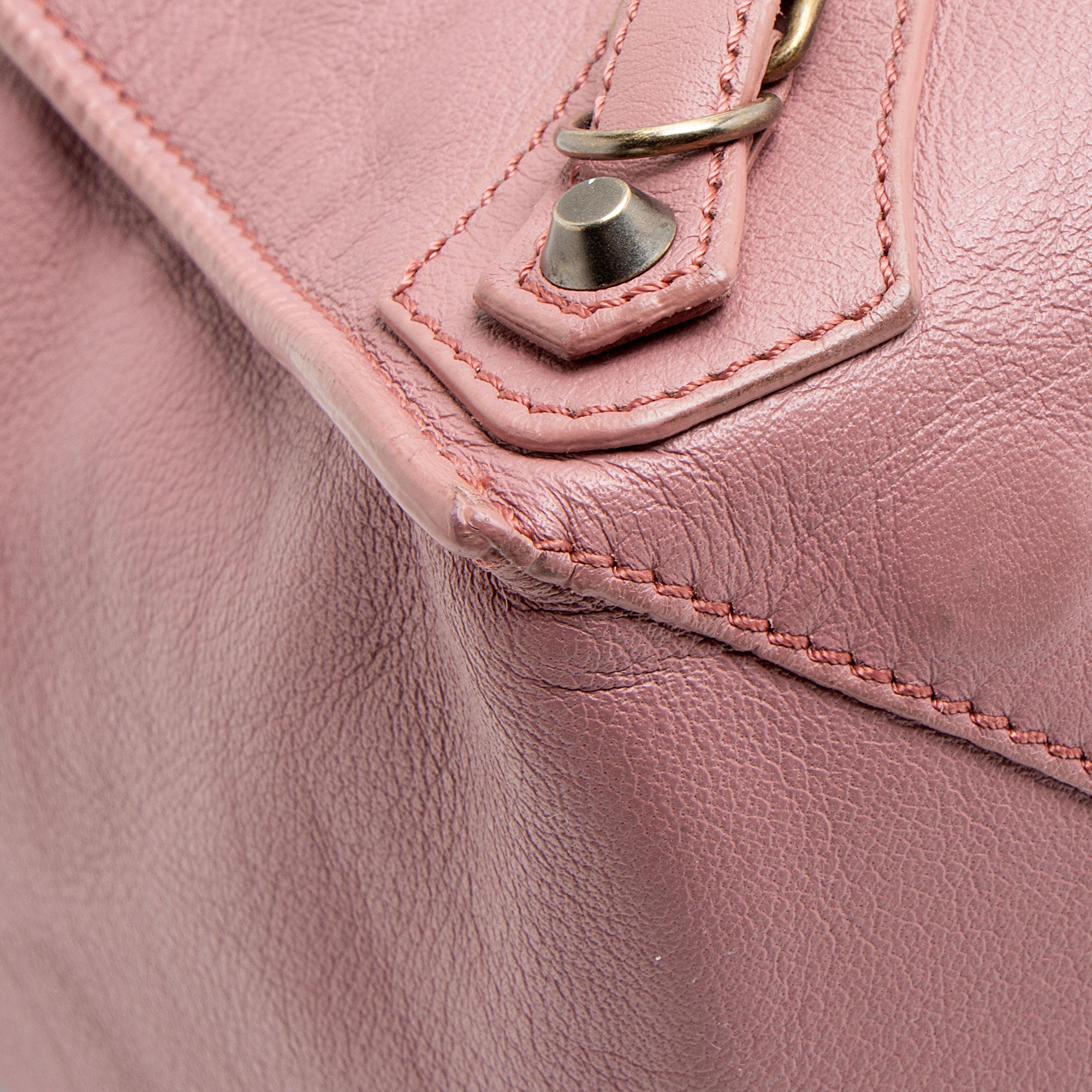 Balenciaga Agneau Motocross Classic Weekender Tote