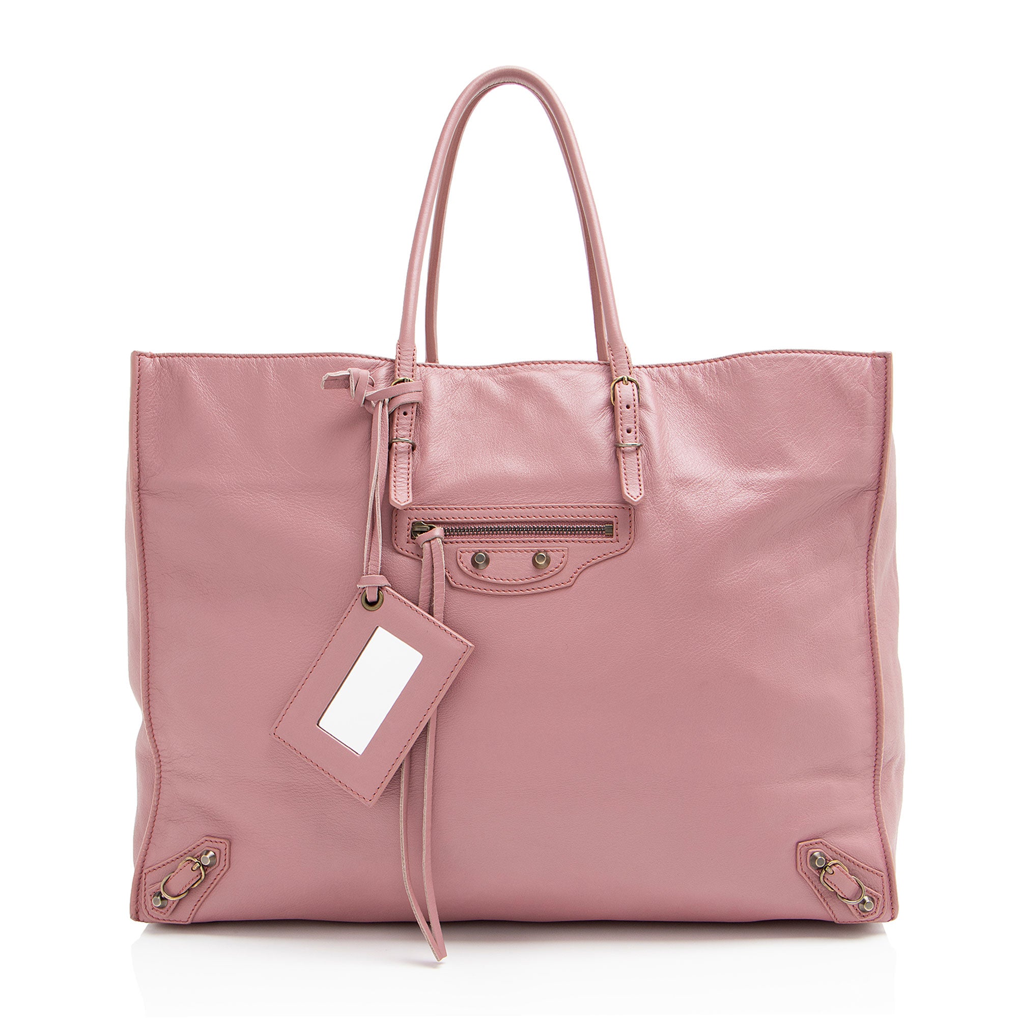 Balenciaga Agneau Motocross Classic Weekender Tote