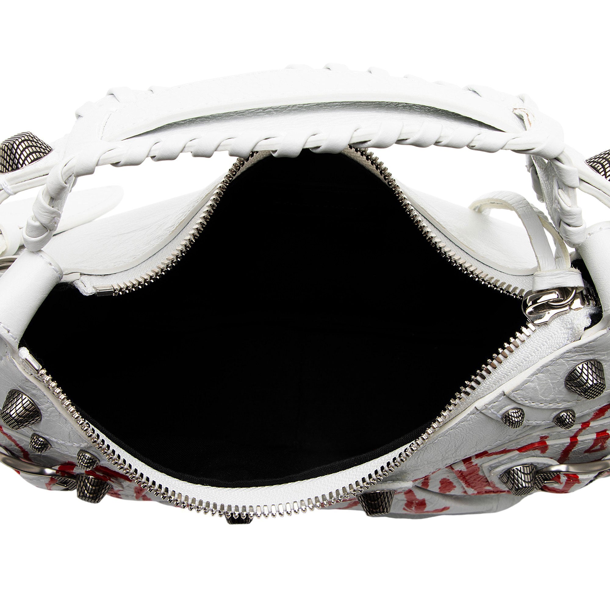 Balenciaga Arena Lambskin Lunar New Year Graffiti Le Cagole XS Shoulder Bag