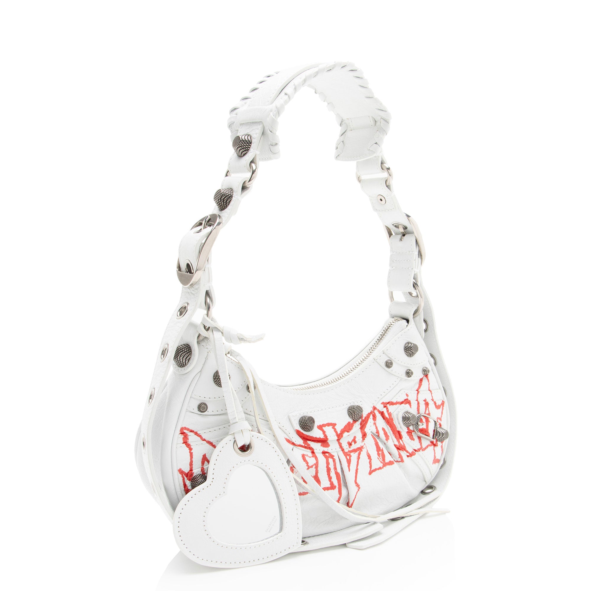 Balenciaga Arena Lambskin Lunar New Year Graffiti Le Cagole XS Shoulder Bag