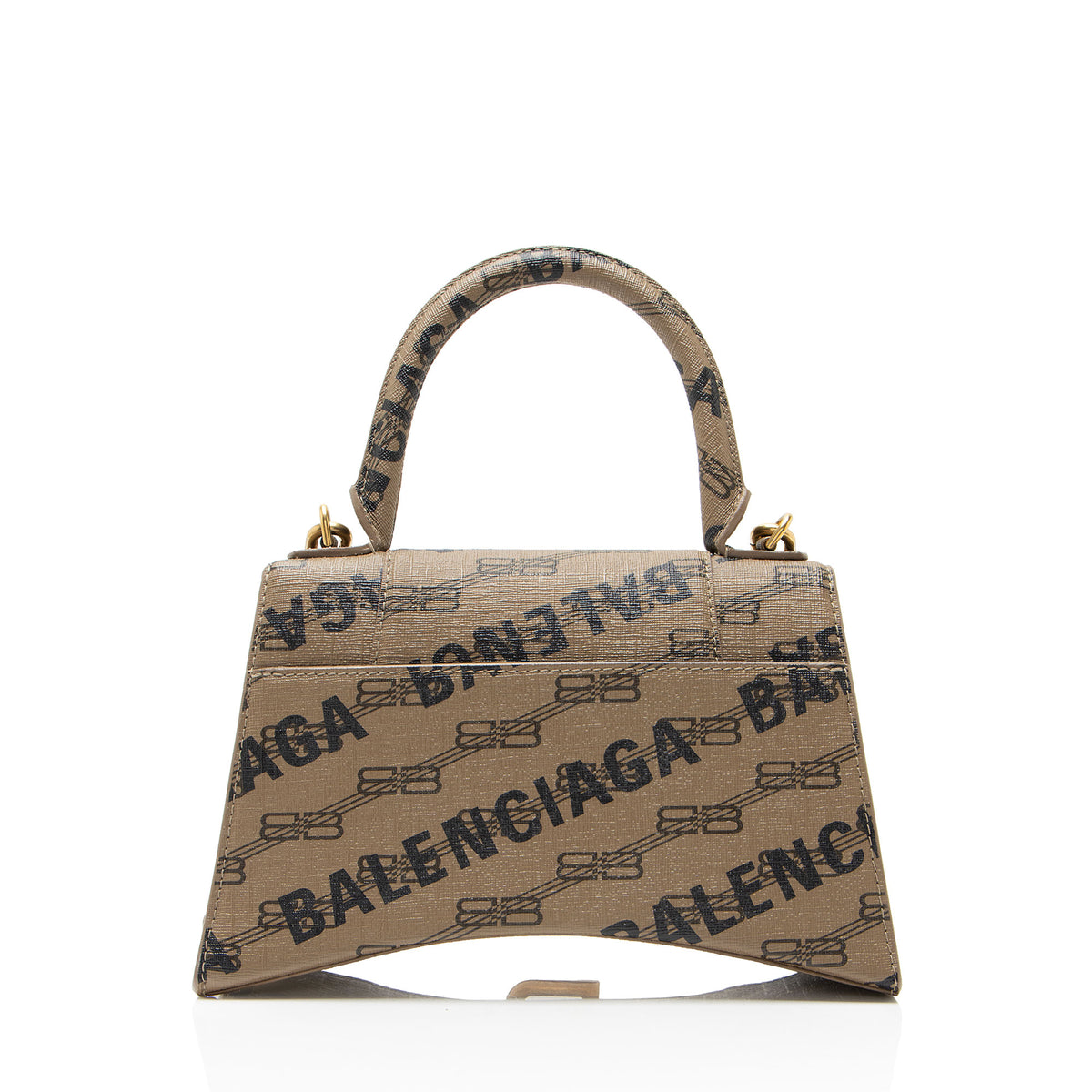 Balenciaga BB Monogram Canvas Hourglass Small Top Handle