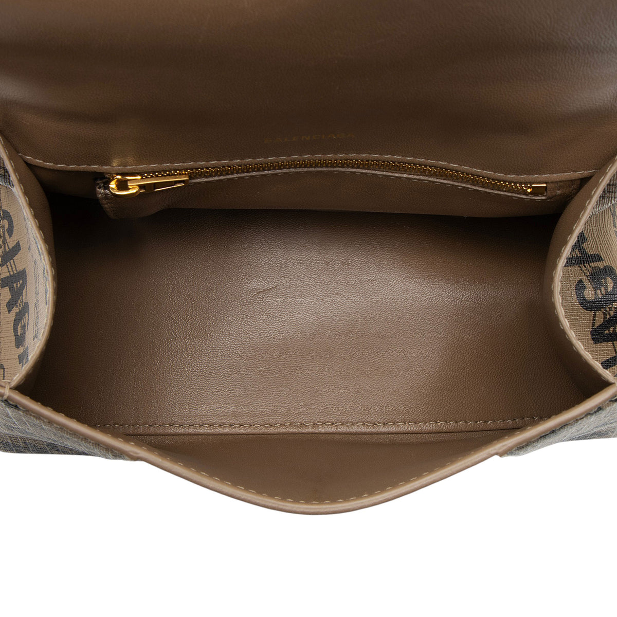 Balenciaga BB Monogram Canvas Hourglass Small Top Handle