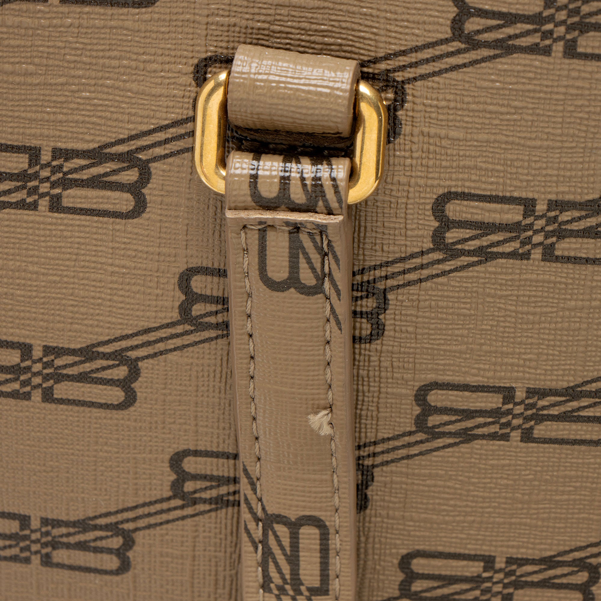 Balenciaga BB Monogram Canvas Signature Large Shopper Tote