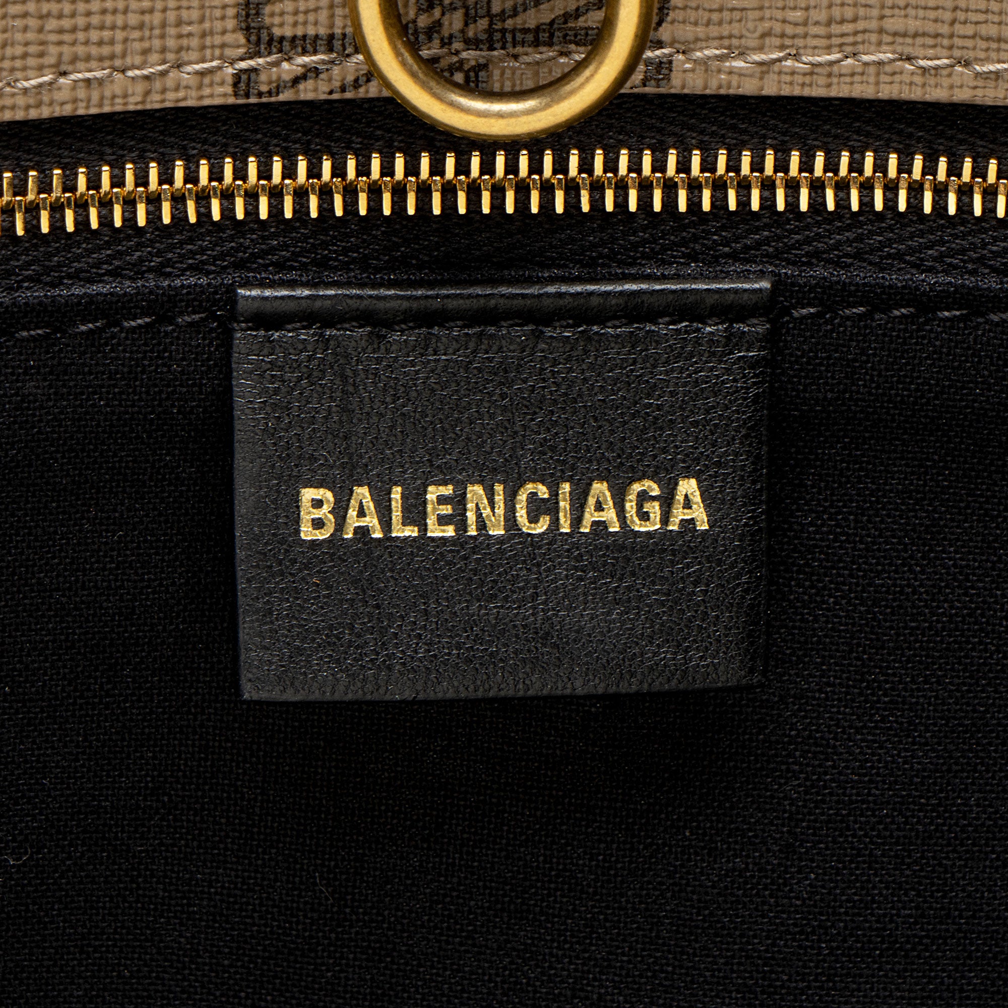 Balenciaga BB Monogram Canvas Signature Large Shopper Tote