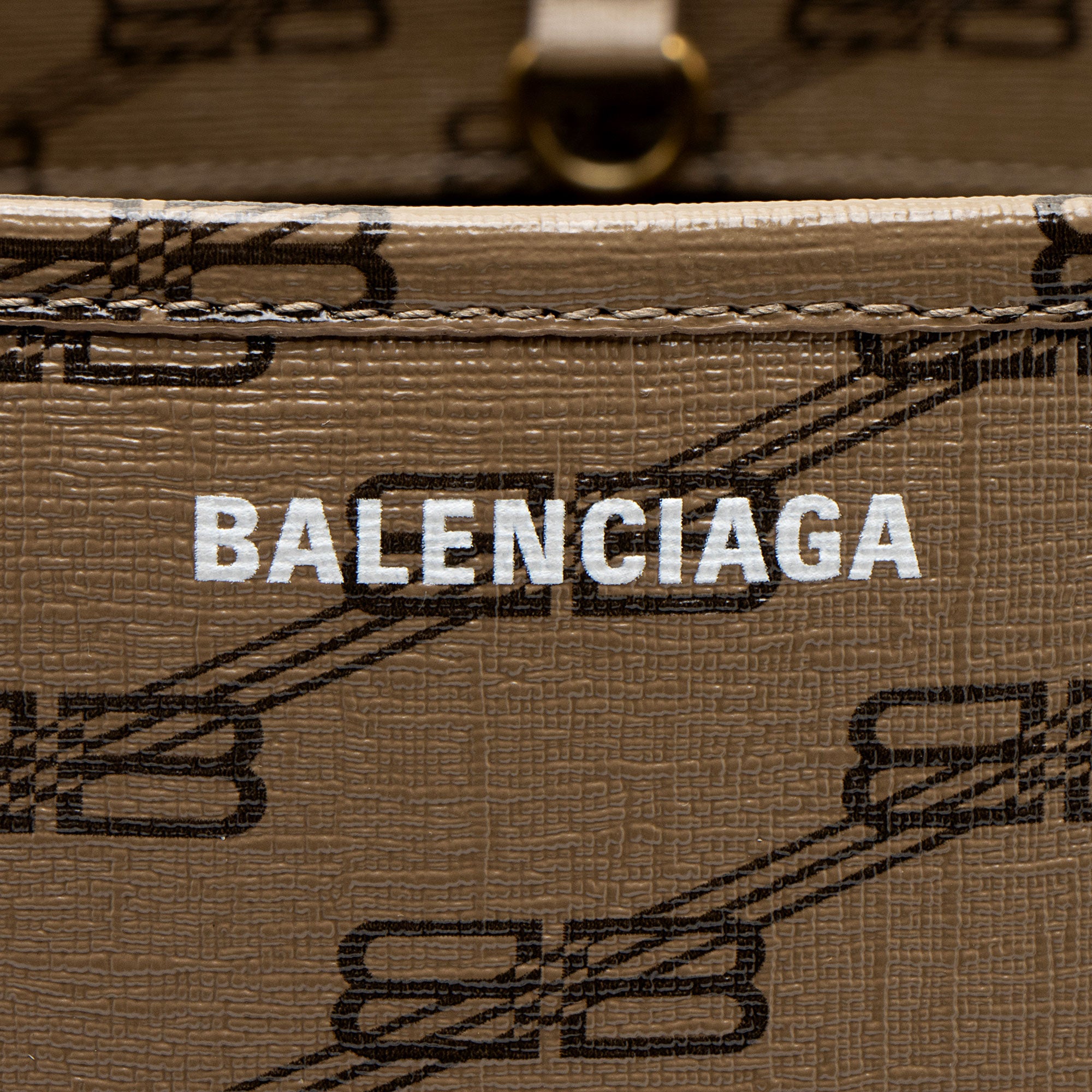 Balenciaga BB Monogram Canvas Signature Large Shopper Tote