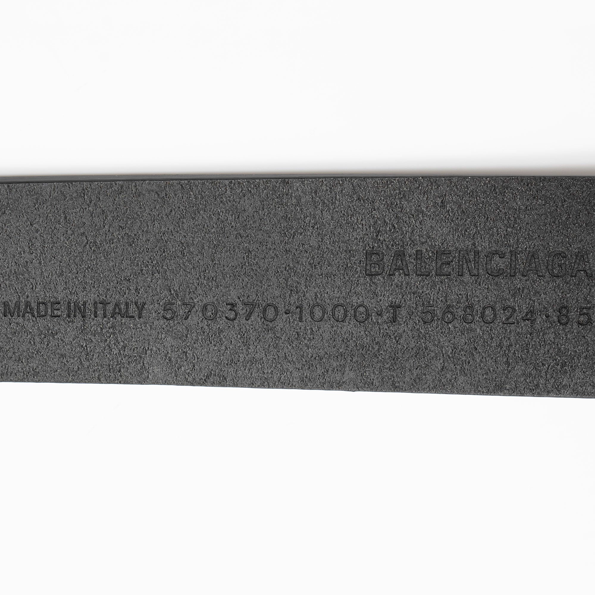 Balenciaga Calfskin BB Belt - Size 34 / 85 (SHF-BzcYCE)