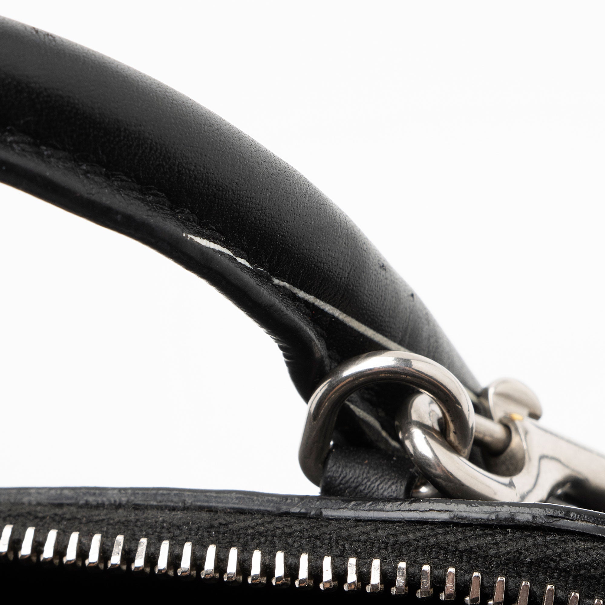 Balenciaga Calfskin Logo XXS Ville Top Handle (SHF-SiN99o)