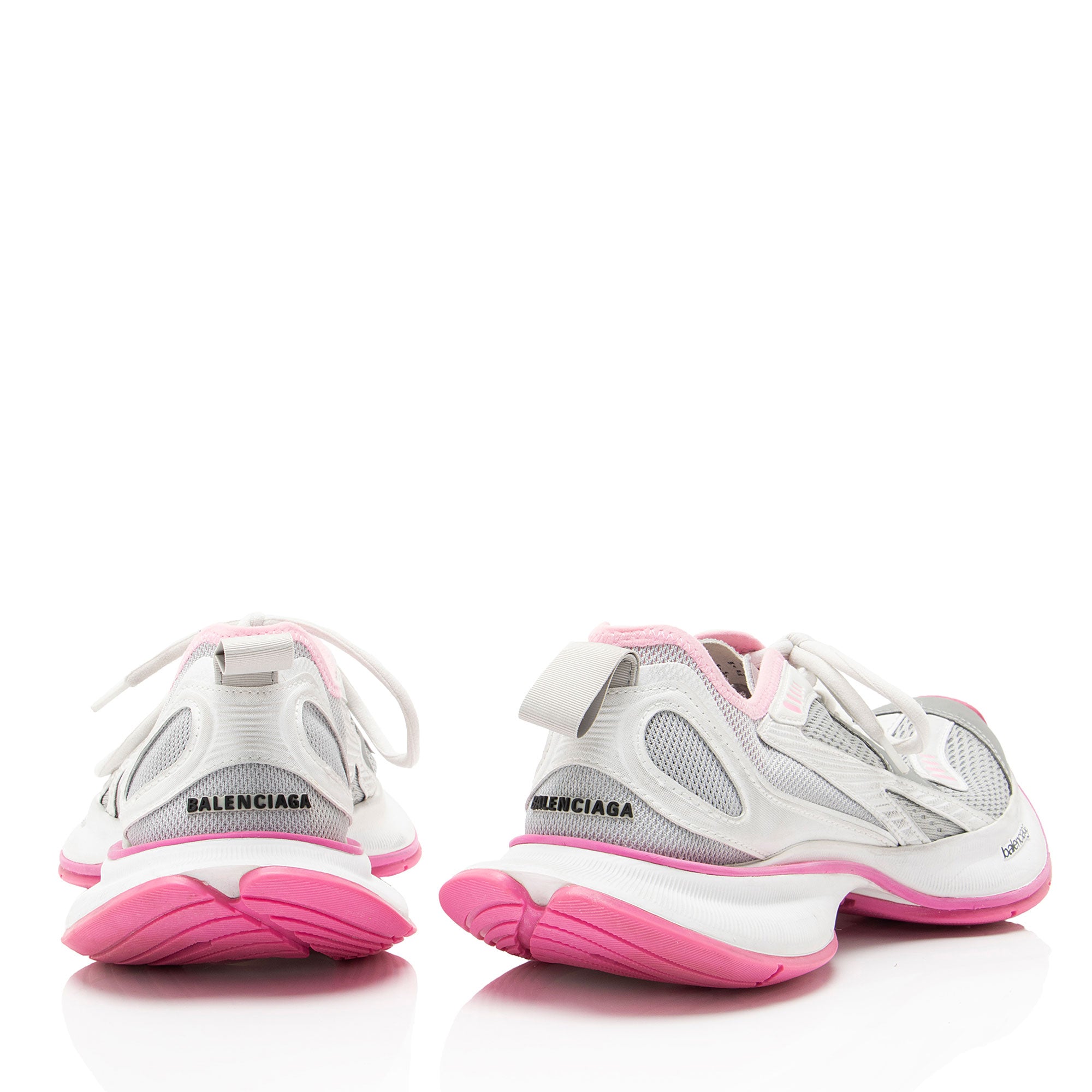 Balenciaga Calfskin Mesh Circuit Sneakers - Size 7 / 37
