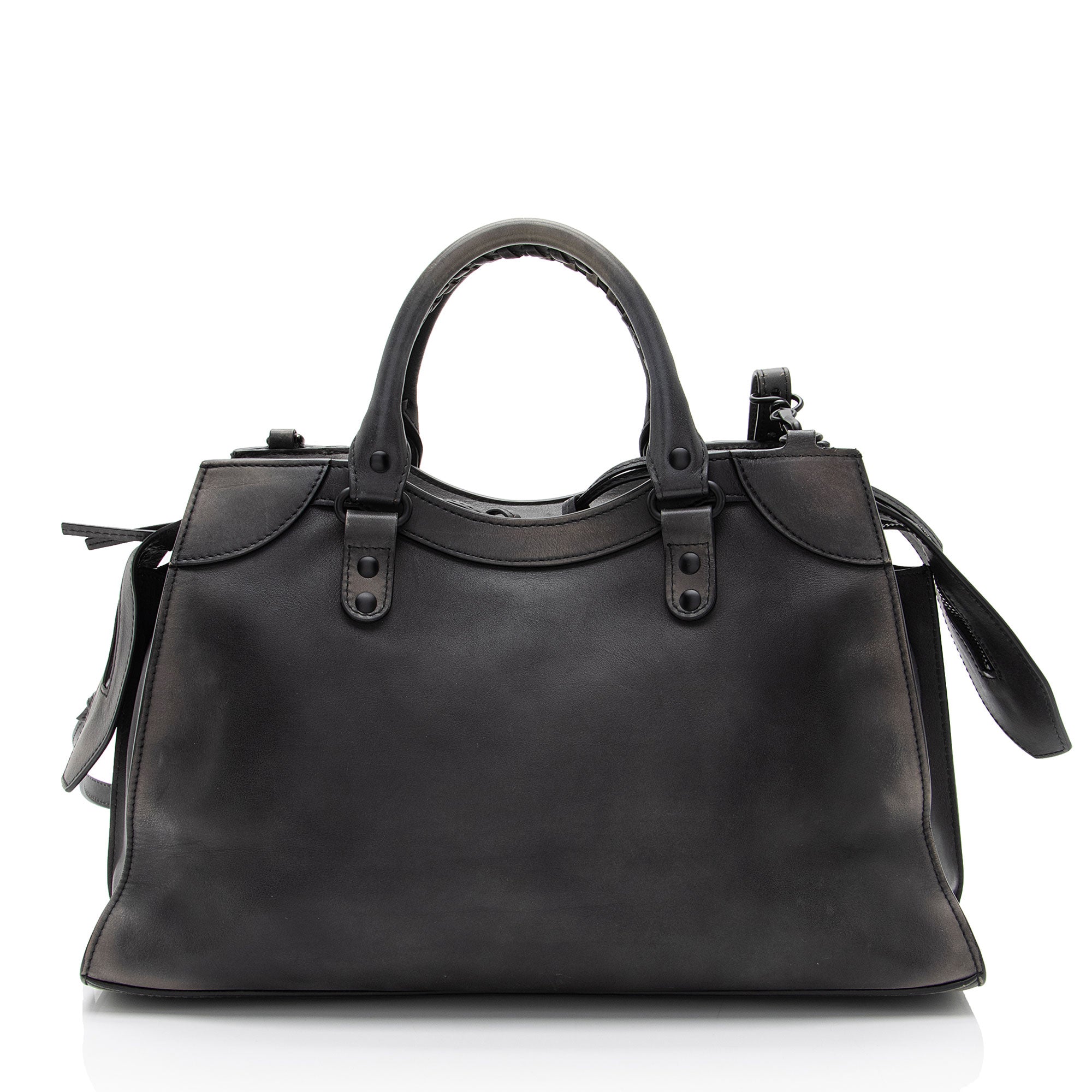 Balenciaga Grained Calfskin Neo Classic City Satchel