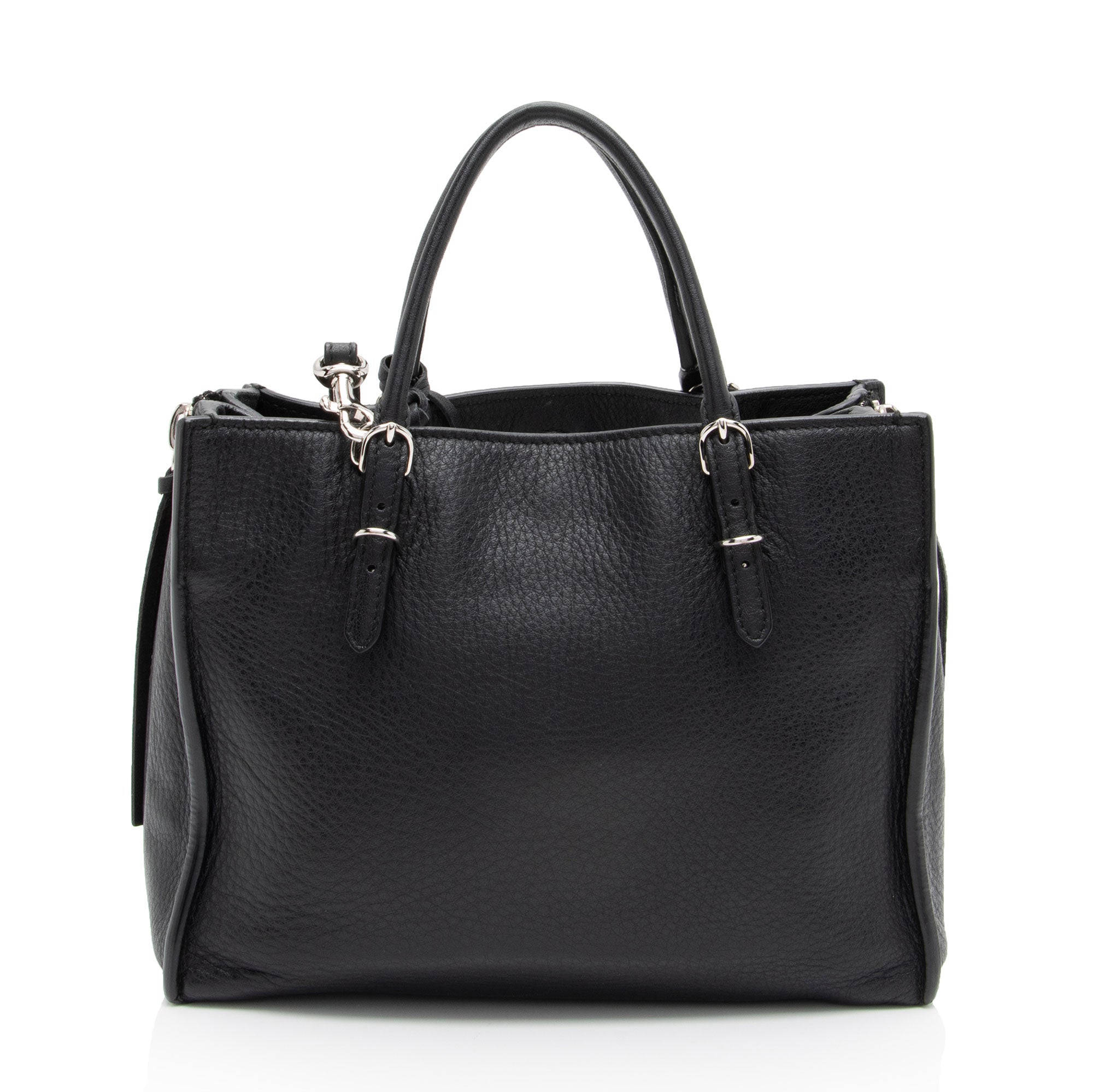 Balenciaga Calfskin Papier A4 Zip Around Mini Tote (SHF-UJ4lBR)