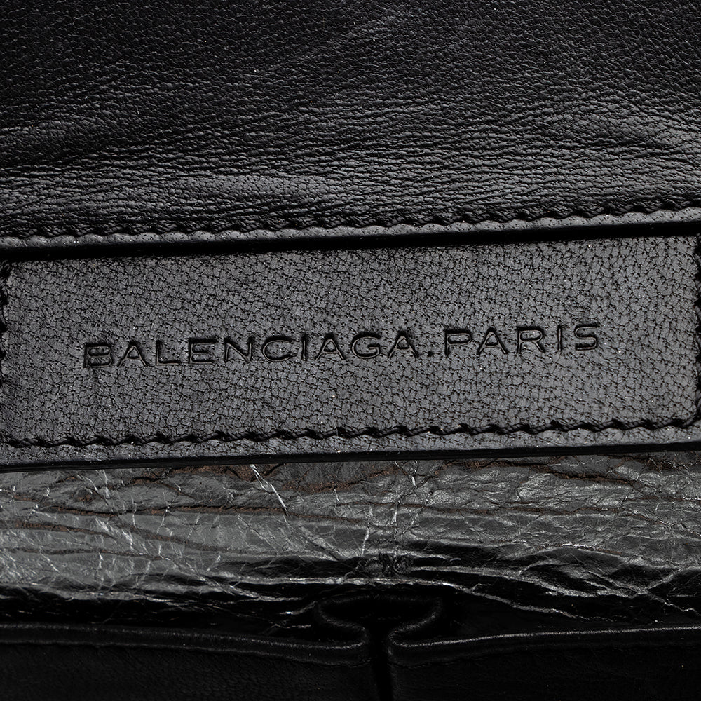Balenciaga Calfskin Papier A4 Zip Around Large Tote (SHF-21607)