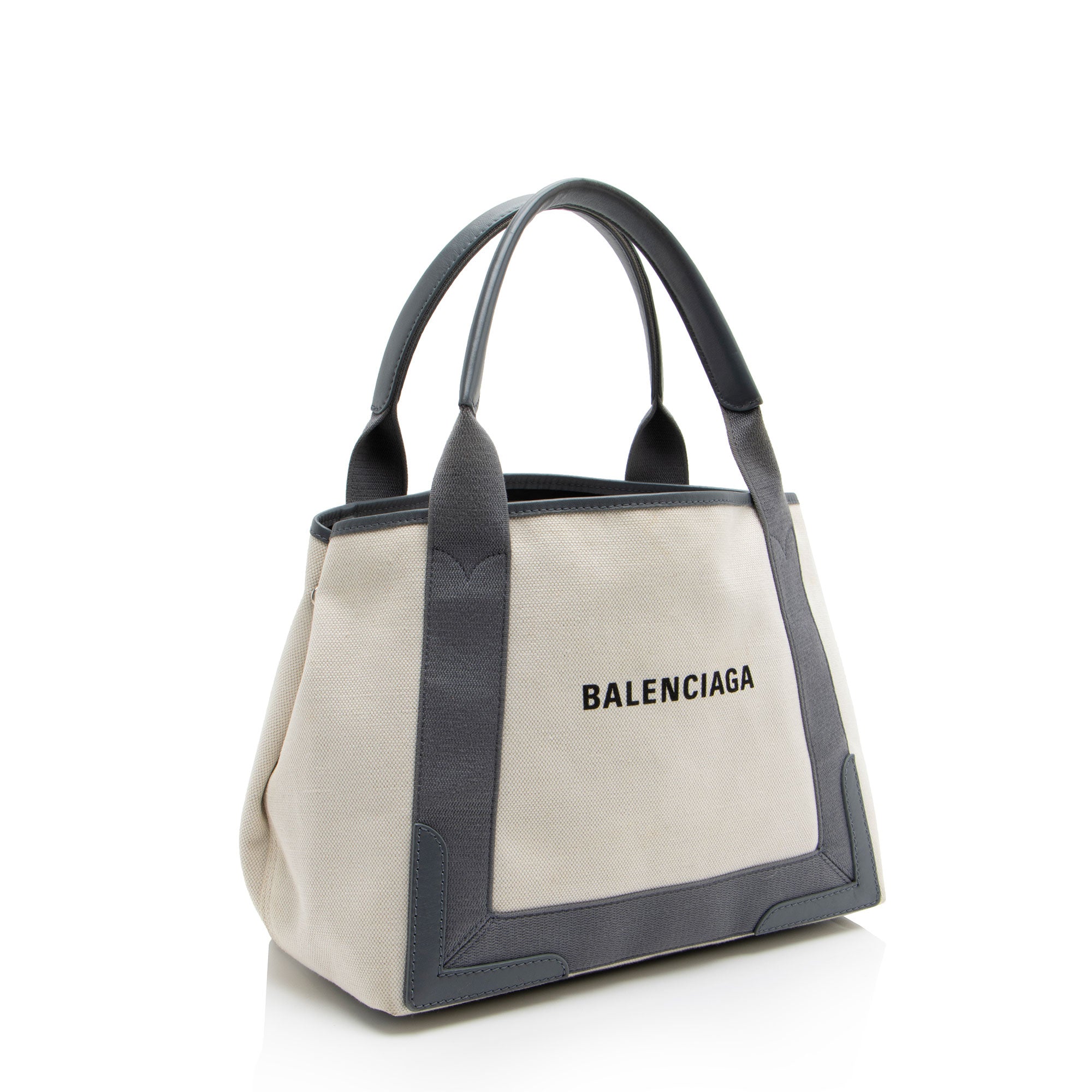 Balenciaga Canvas Logo Cabas Small Tote (SHF-Hb4Aah)