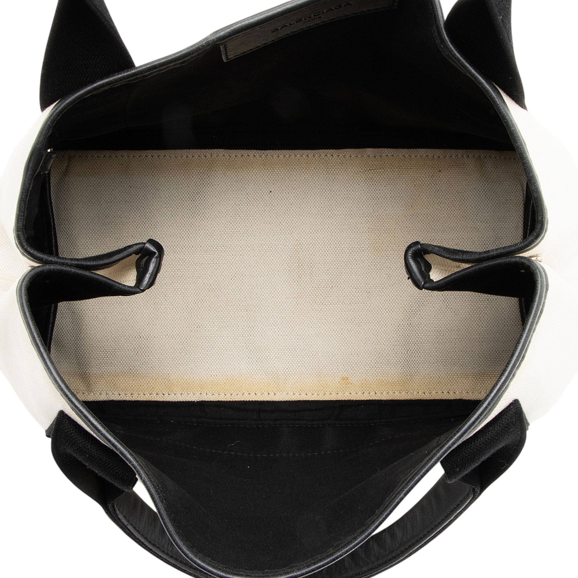 Balenciaga Canvas Logo Cabas Small Tote