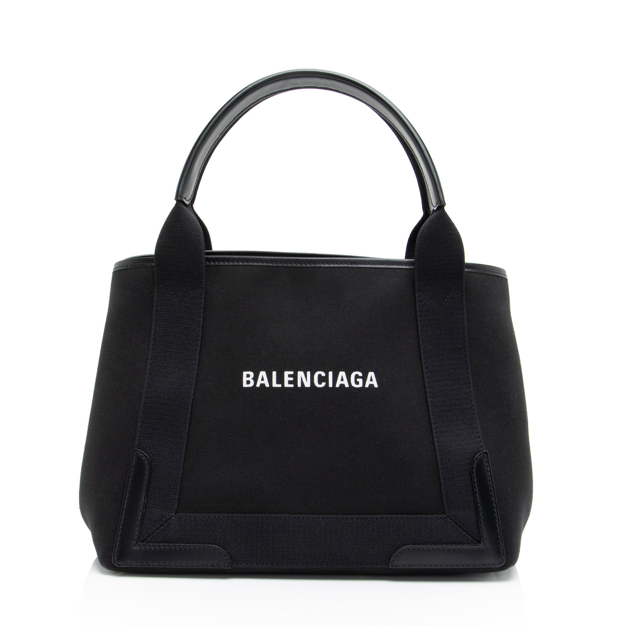 Balenciaga Canvas Logo Cabas Small Tote