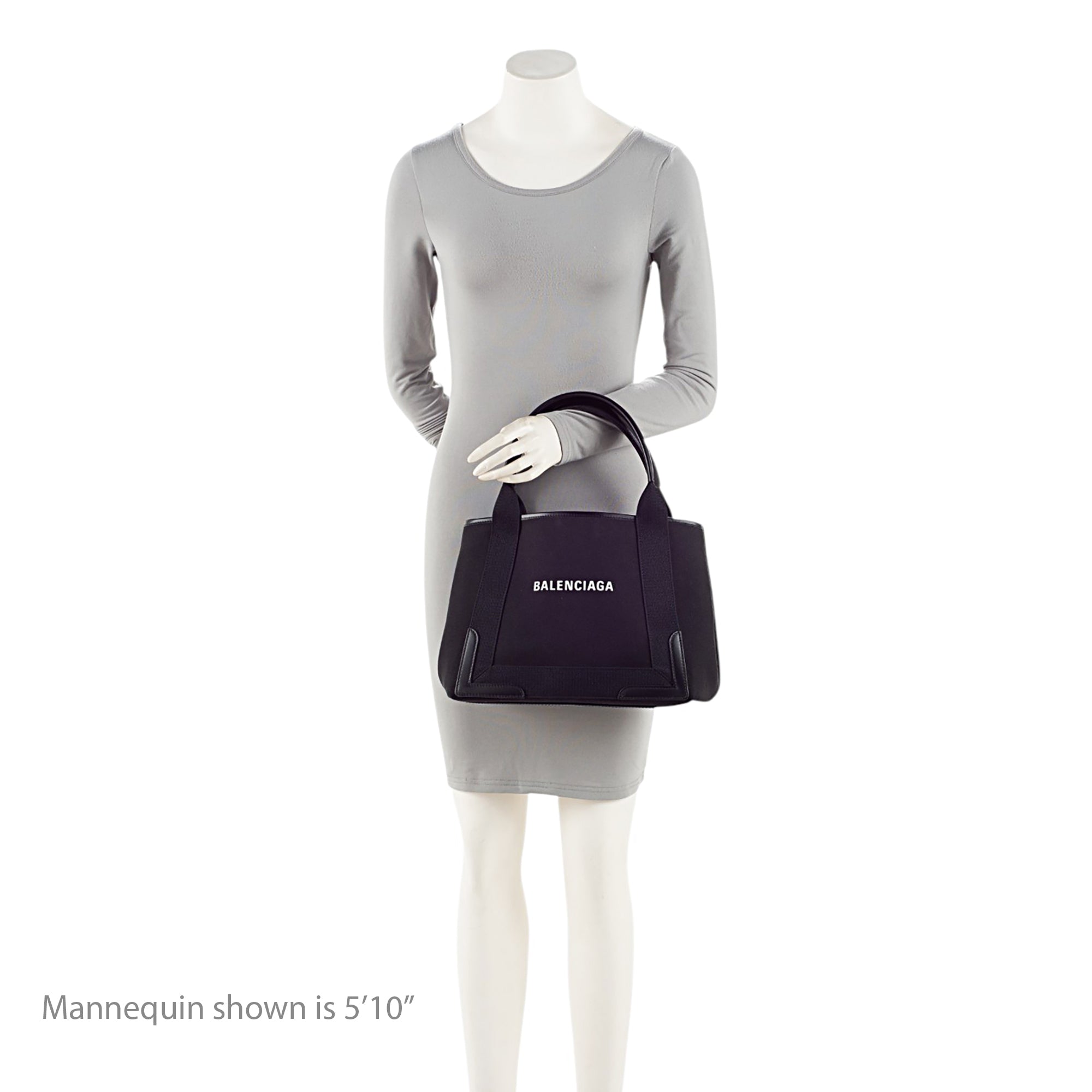 Balenciaga Canvas Logo Cabas Small Tote