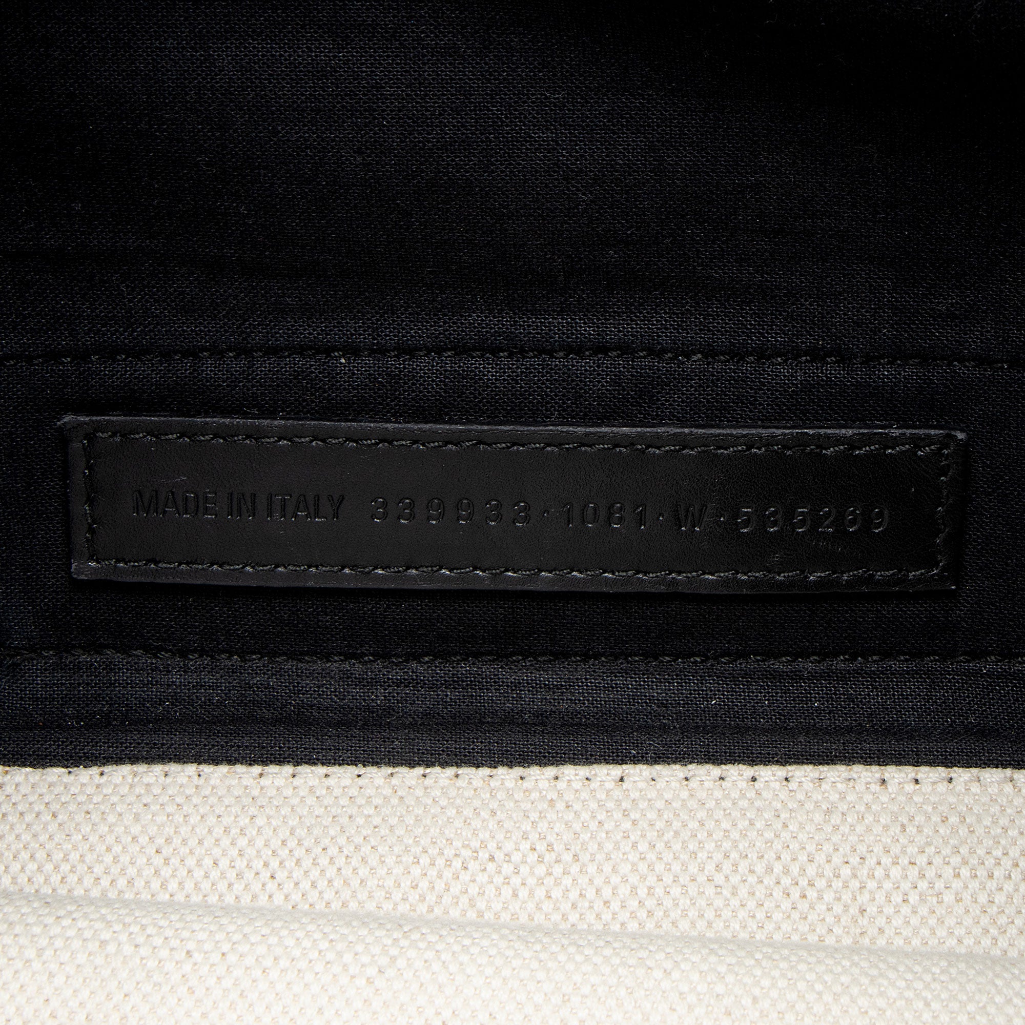 Balenciaga Canvas Logo Cabas Small Tote