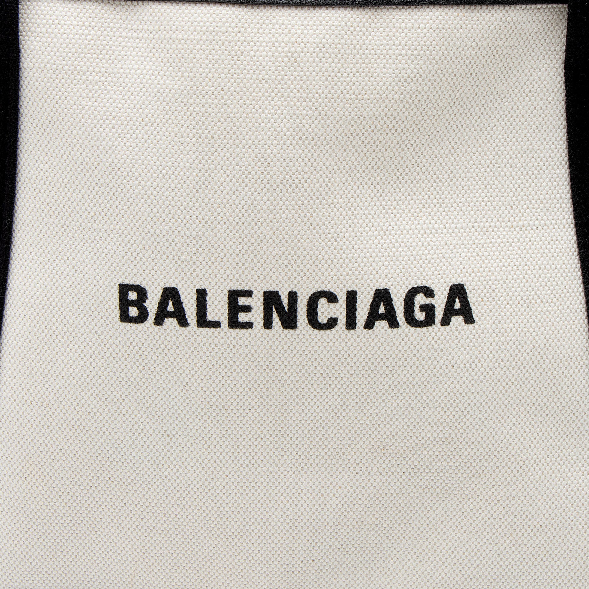 Balenciaga Canvas Logo Cabas Small Tote