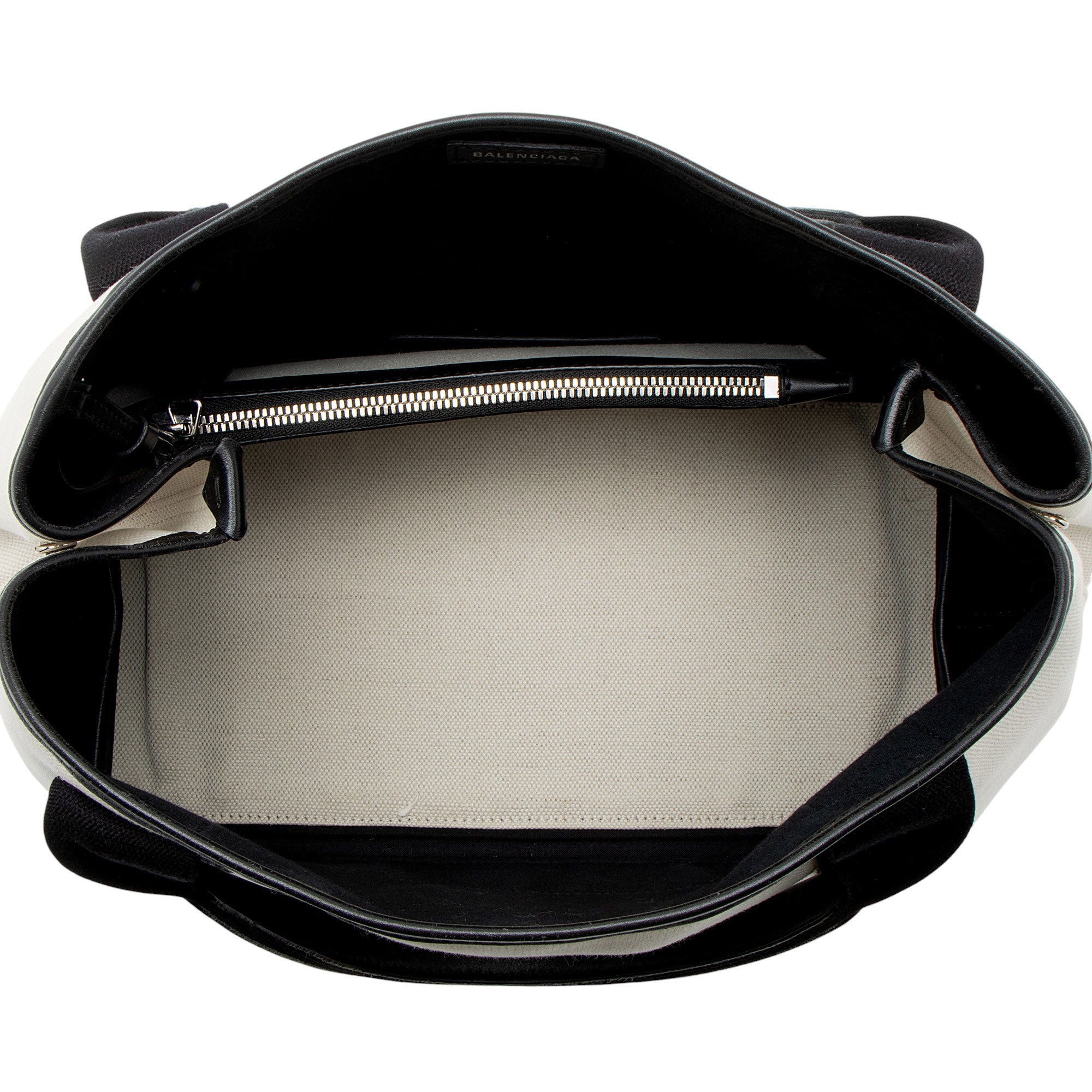 Balenciaga Canvas Logo Cabas Small Tote