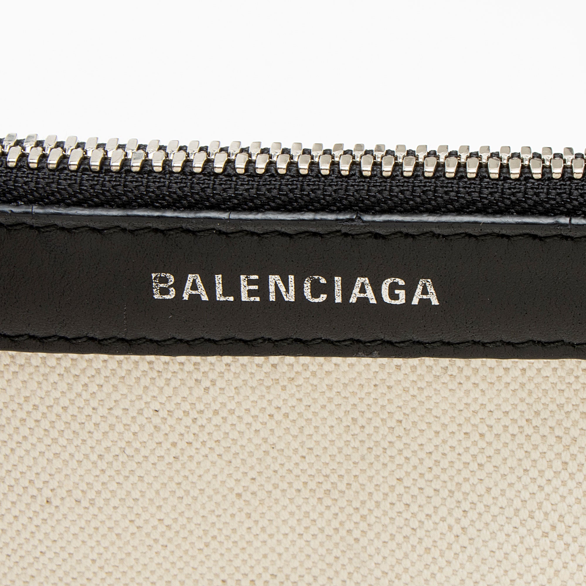 Balenciaga Canvas Logo Cabas Small Tote