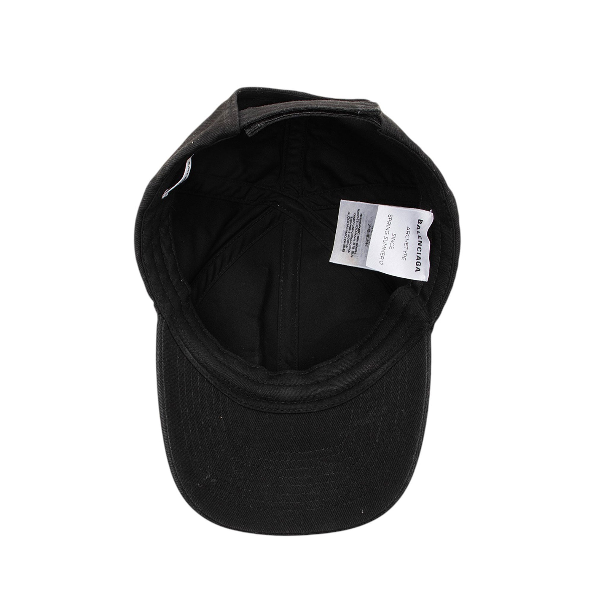 Balenciaga Cotton Logo Baseball Hat - Size L