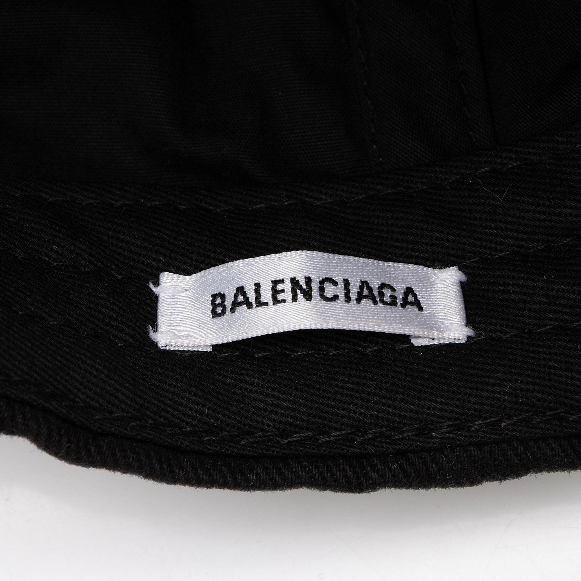 Balenciaga Cotton Logo Baseball Hat - Size L