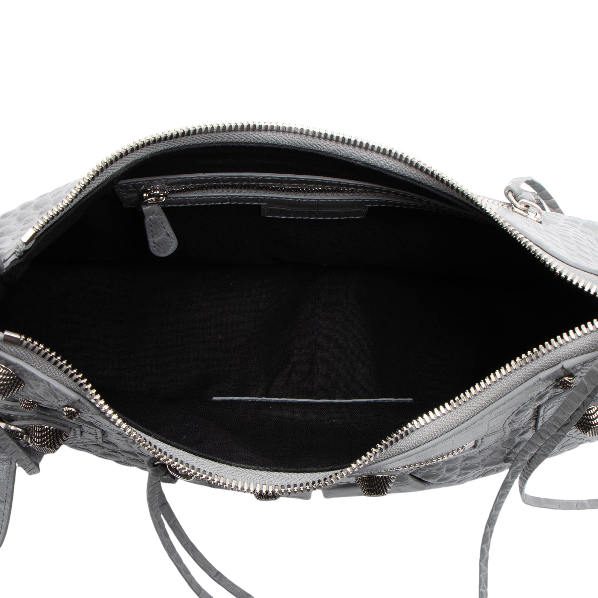 Balenciaga Croc Embossed Le Cagole Small Shoulder Bag