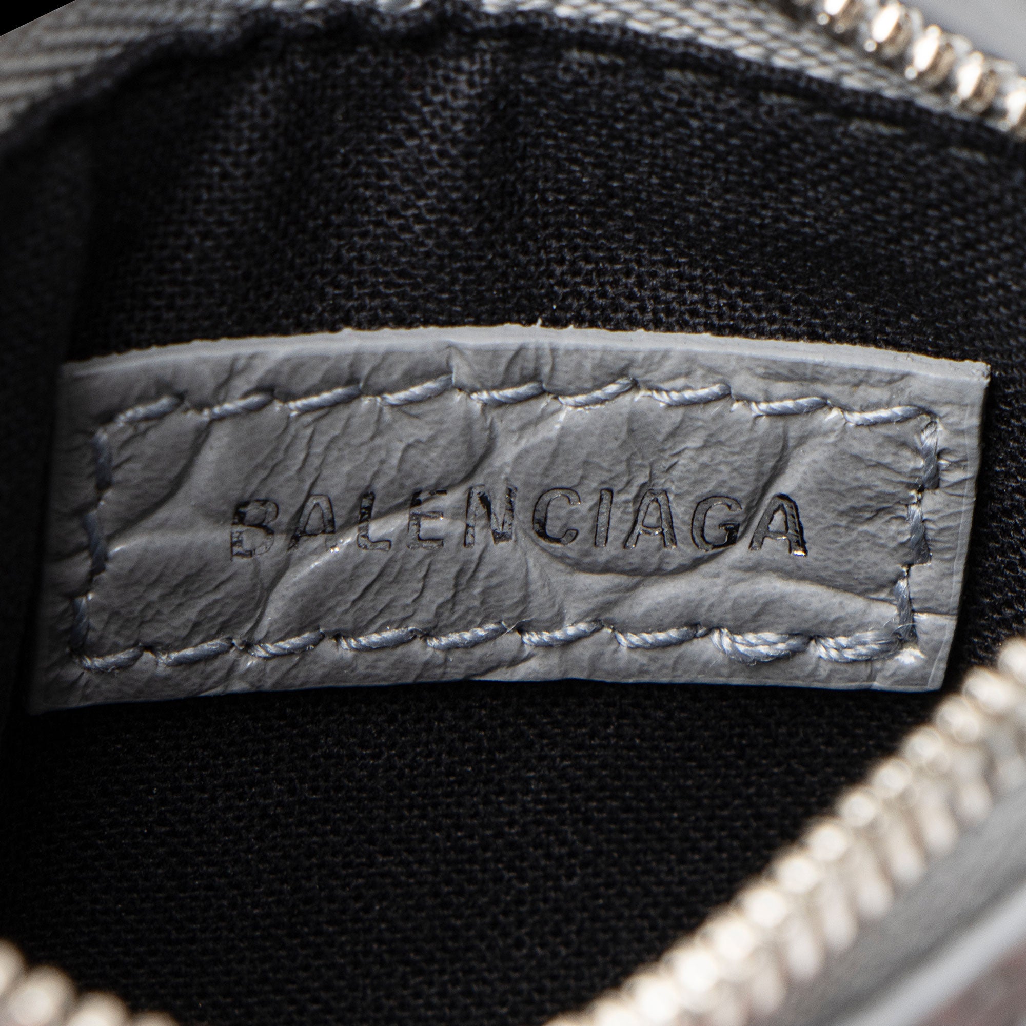 Balenciaga Croc Embossed Le Cagole Small Shoulder Bag