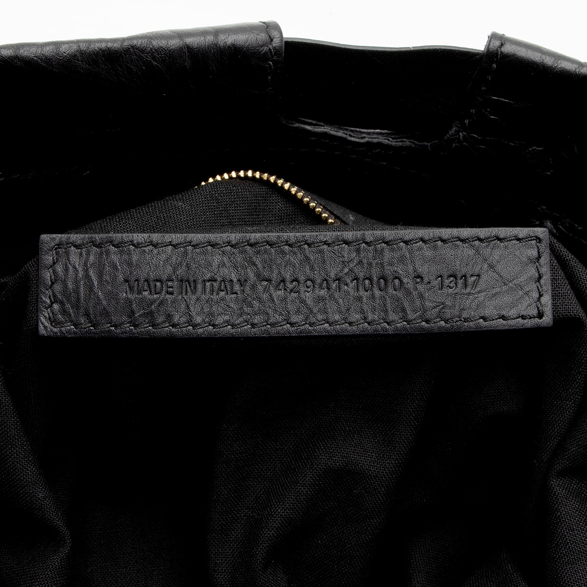 Balenciaga Crushed Calfskin Crush Medium Chain Shoulder Bag