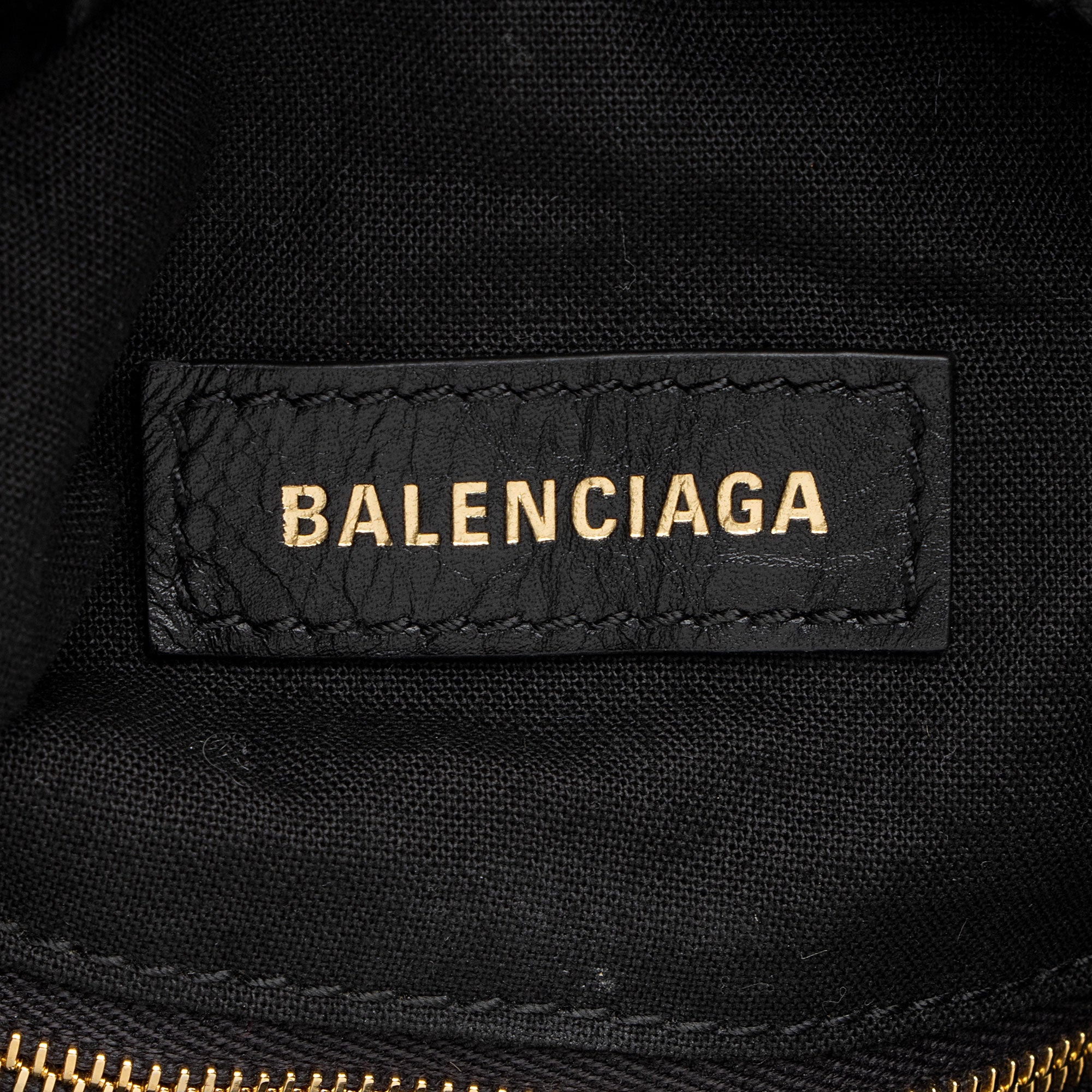 Balenciaga Crushed Calfskin Crush Medium Chain Shoulder Bag