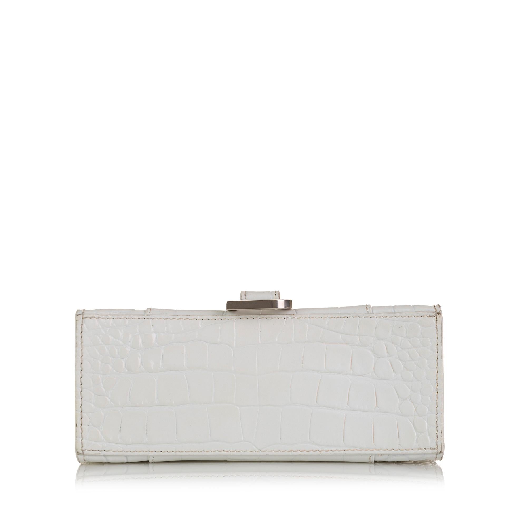 Balenciaga Embossed Hourglass XXS East West (SHG-37887)