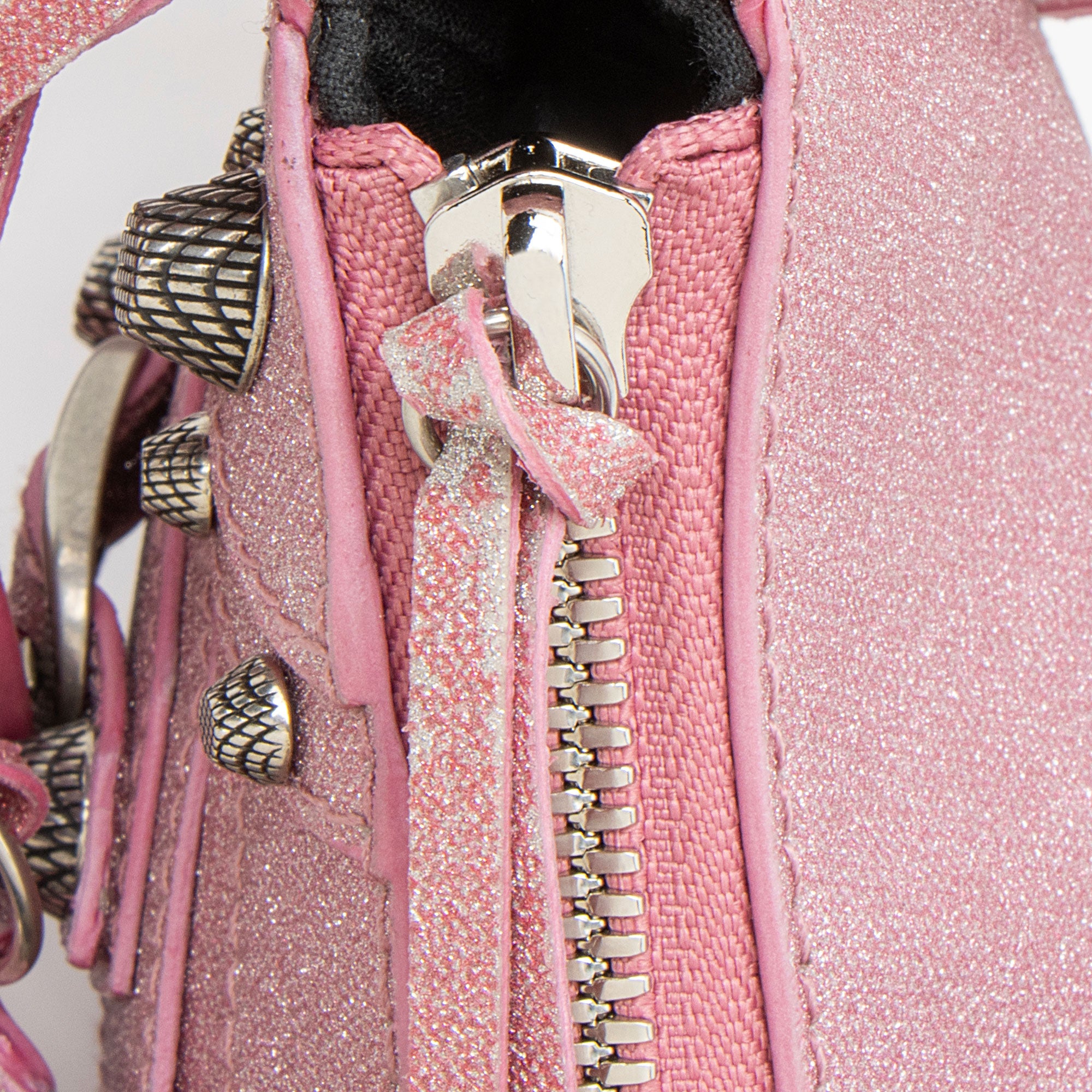 Balenciaga Glitter Fabric Le Cagole XS Shoulder Bag